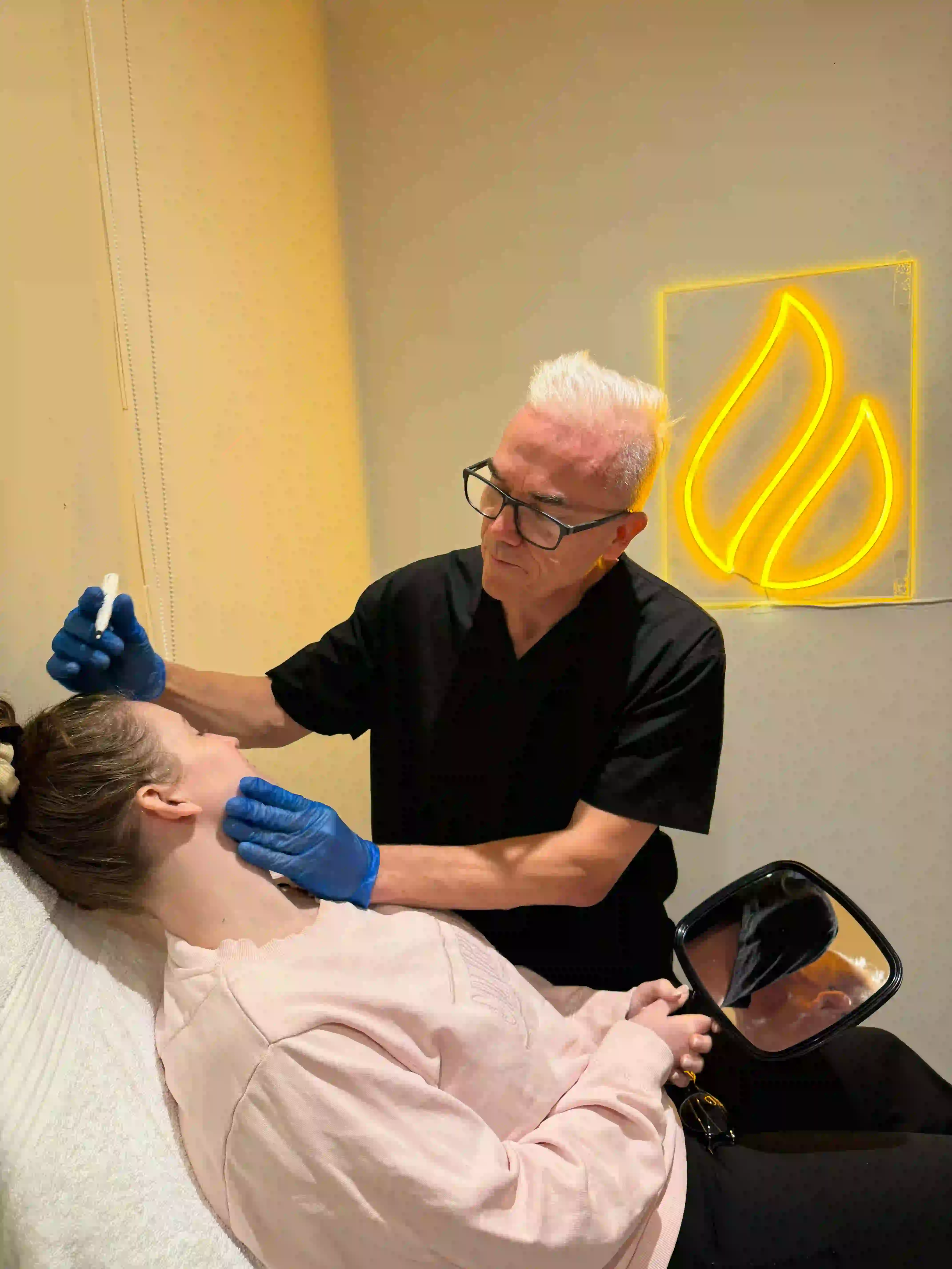 Facial volume treatment consultation assessment