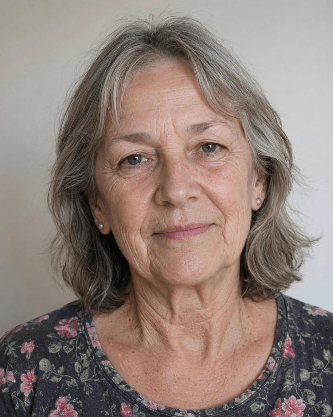 Natural mature face portrait used for general facial ageing assessment context at Core Aesthetics