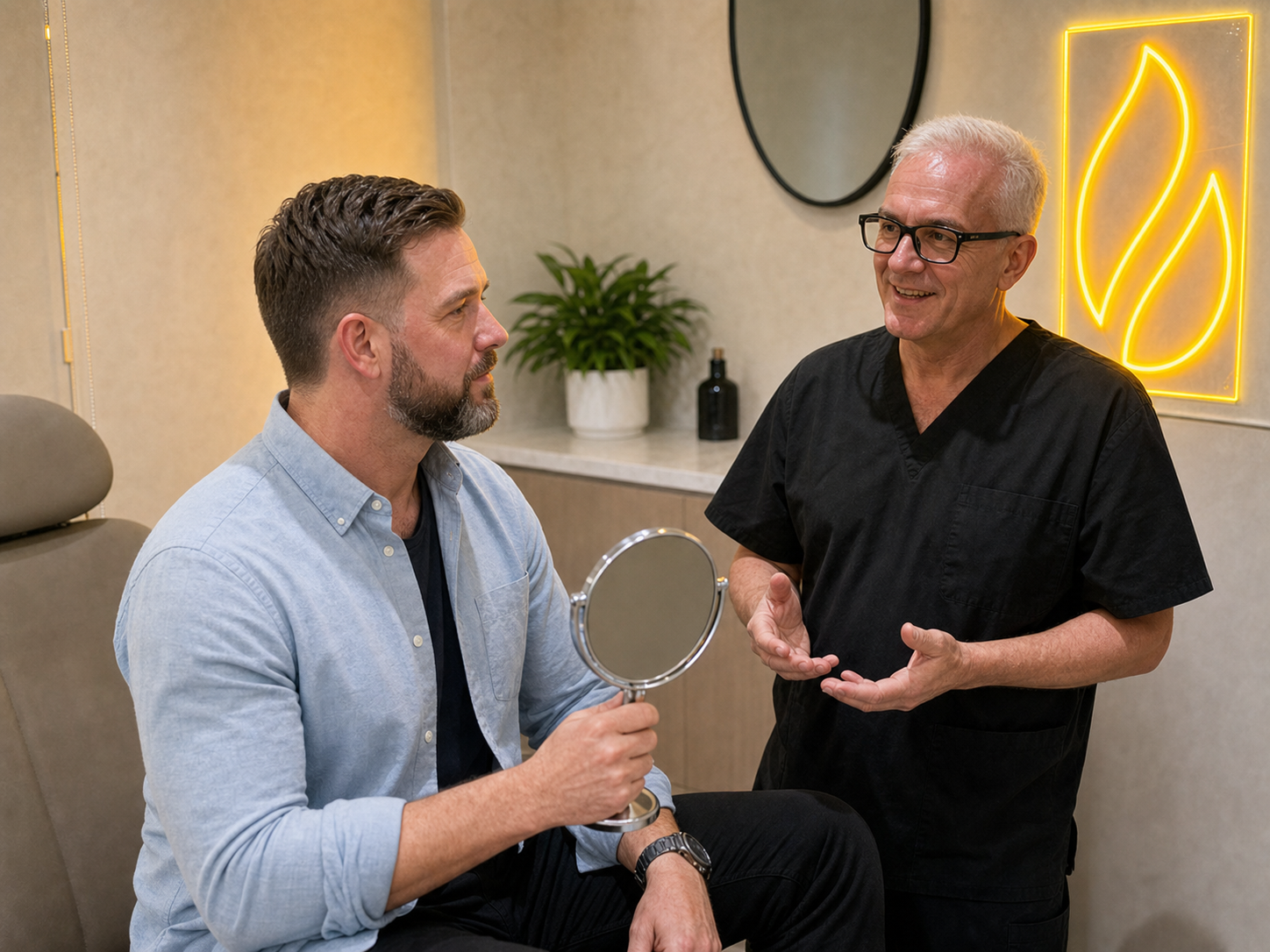 Subtlety and boundary setting discussion for conservative aesthetic consultation at Core Aesthetics Oakleigh