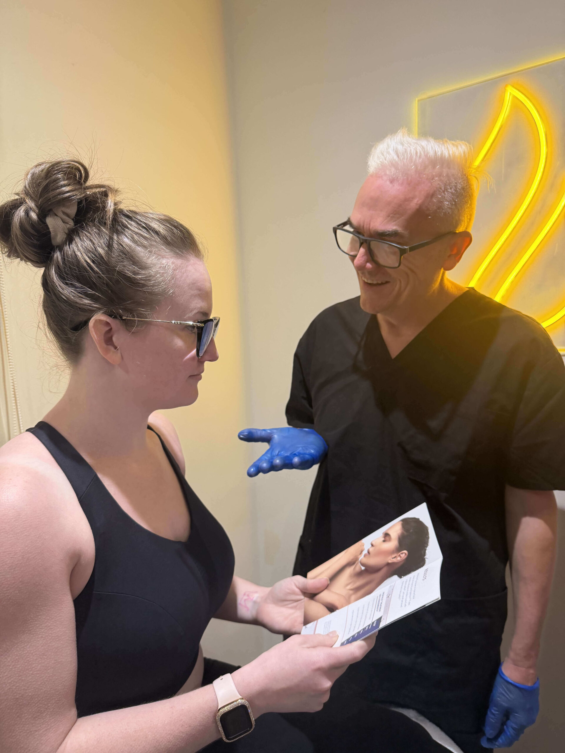 Aftercare and review consultation context for review and planning discussion at Core Aesthetics in Oakleigh