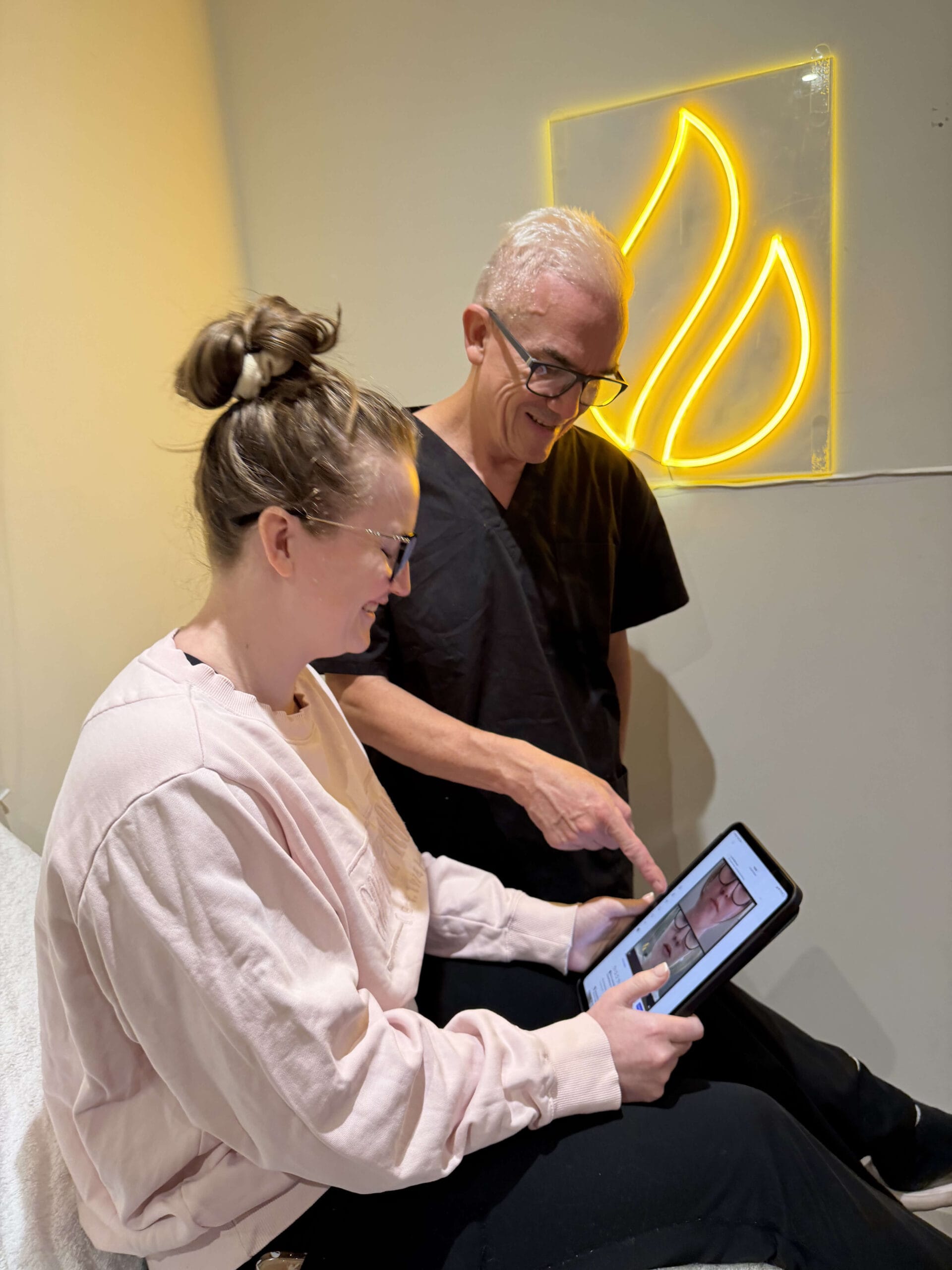 Aftercare and review consultation context for review and planning discussion at Core Aesthetics in Oakleigh
