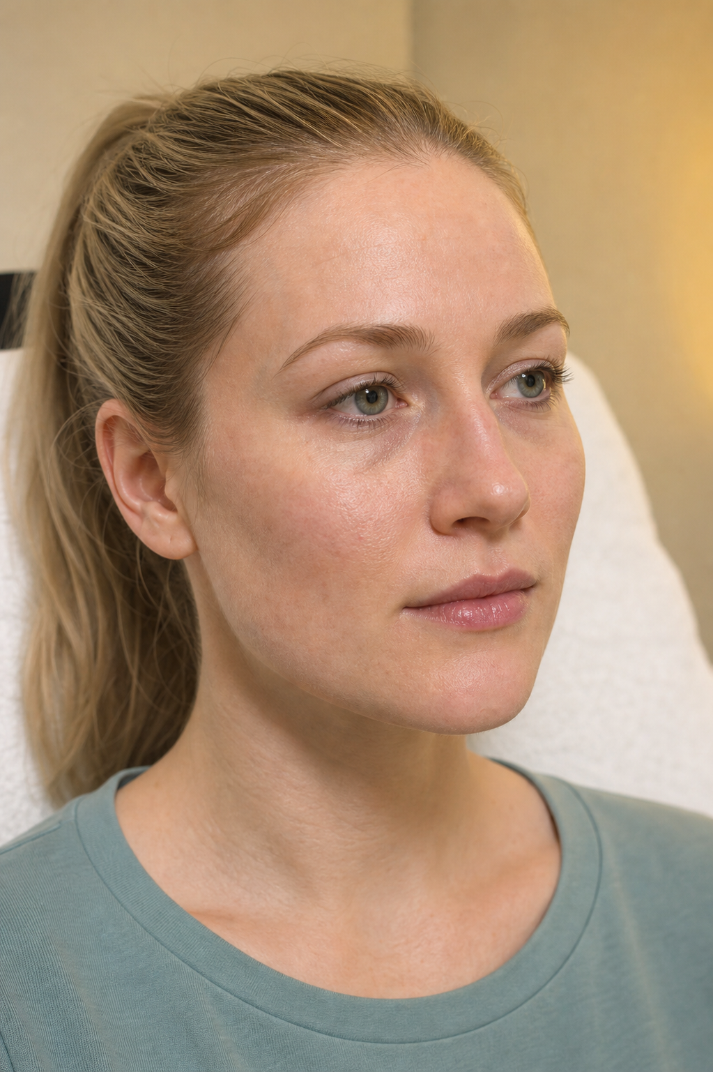 Under-eye consultation assessment for consultation planning at Core Aesthetics in Oakleigh