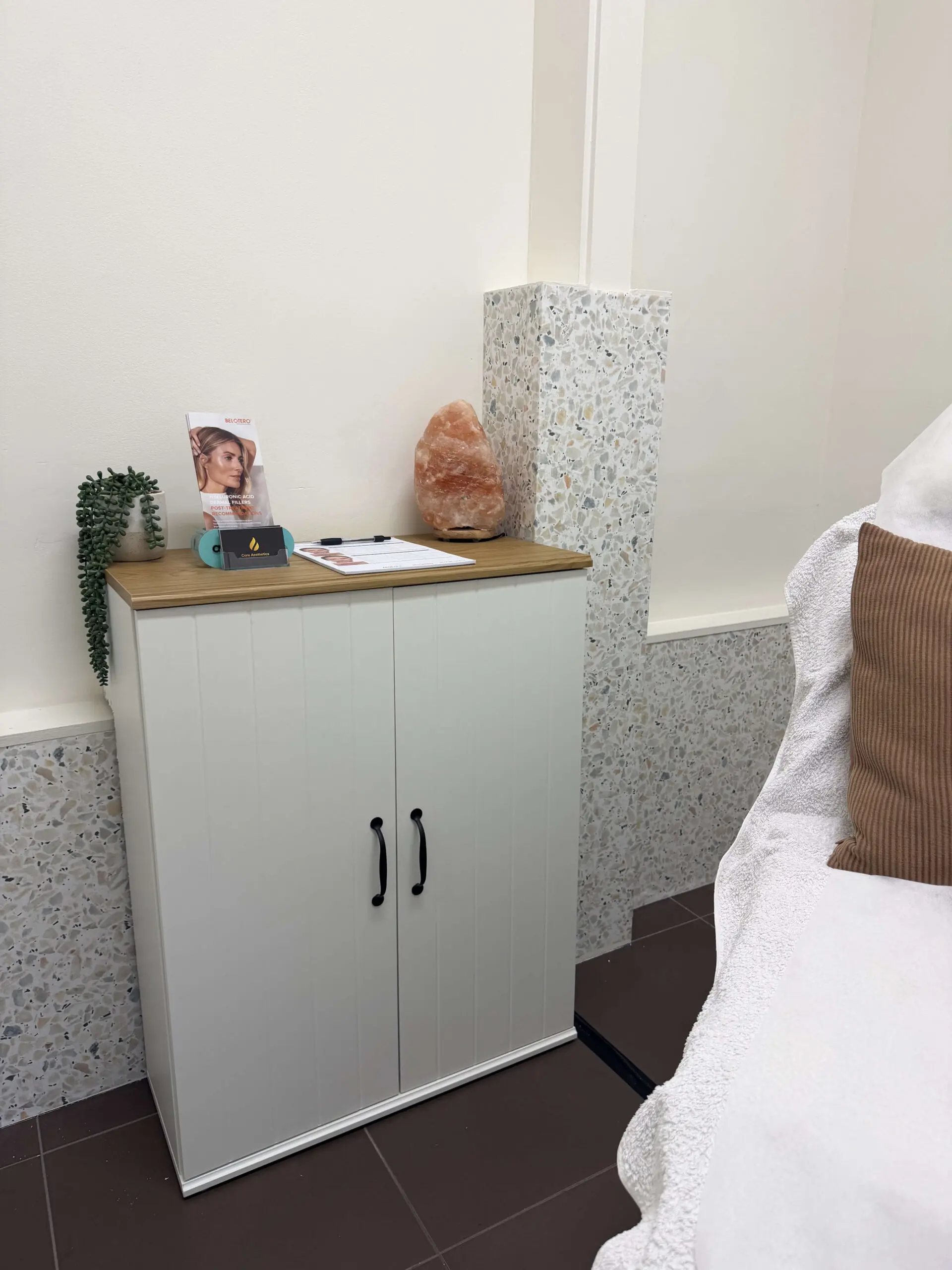 Actual consultation room at Core Aesthetics in Oakleigh