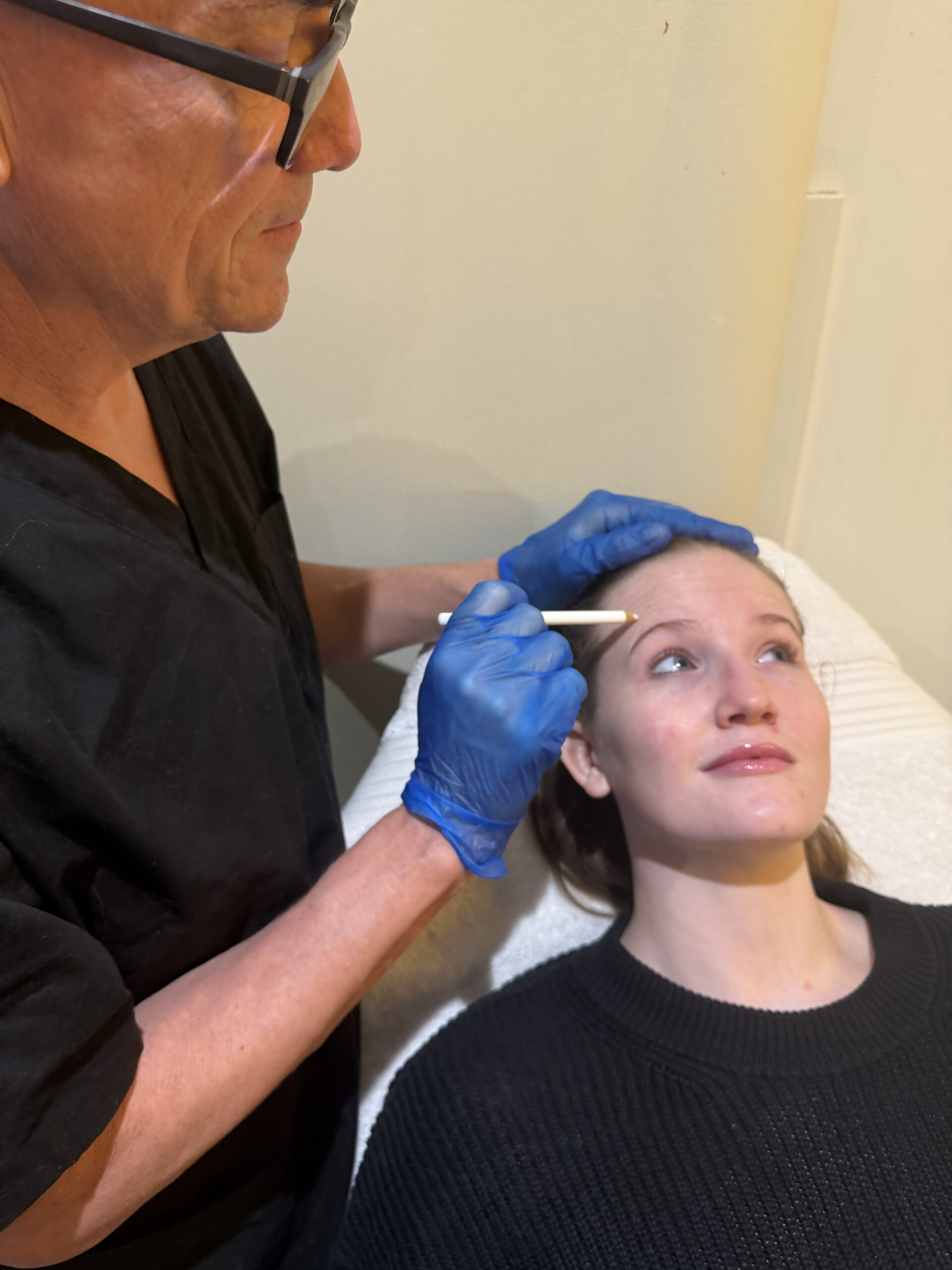Facial structure consultation assessment for consultation planning at Core Aesthetics in Oakleigh