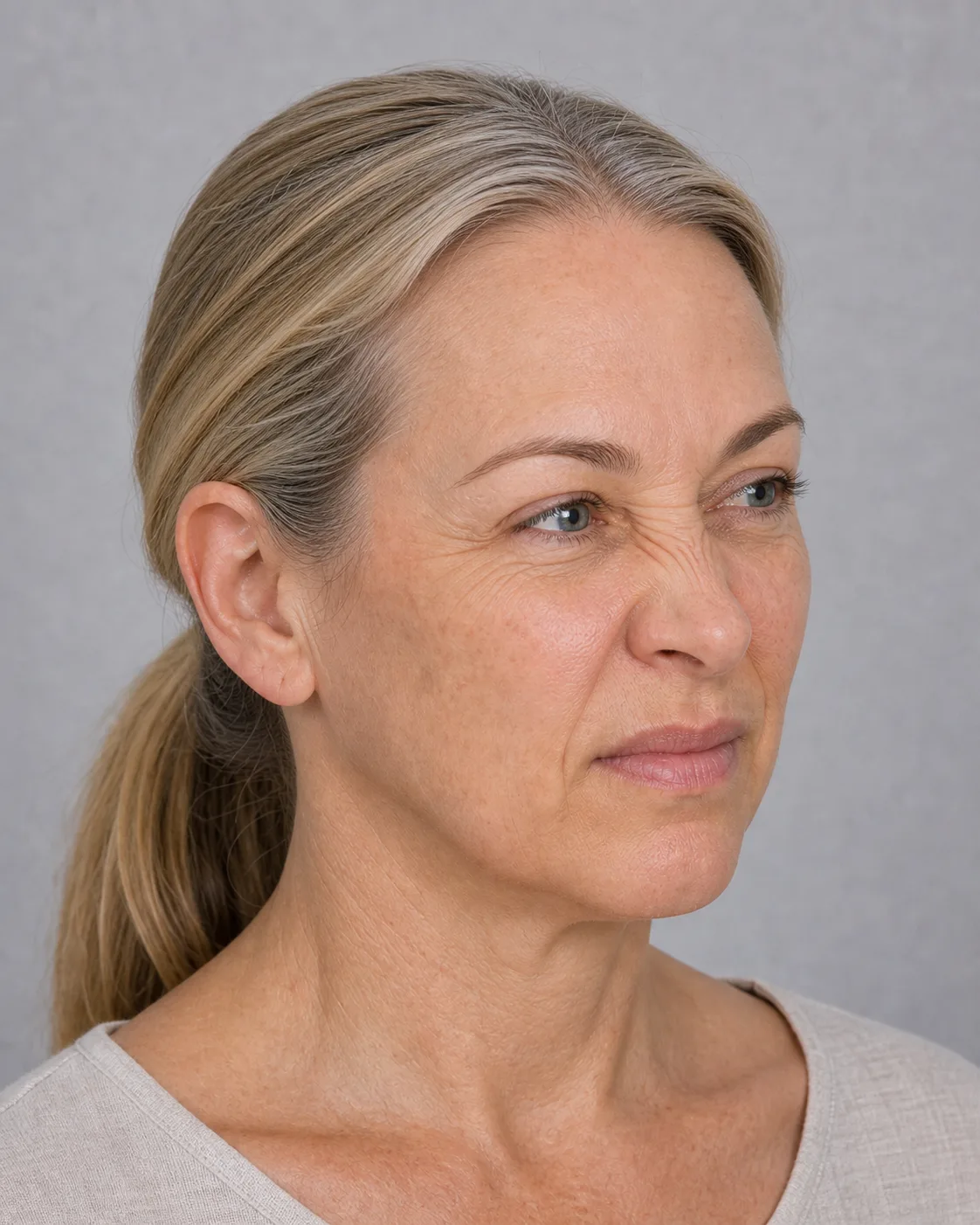 Wrinkle and upper-face consultation assessment for consultation planning at Core Aesthetics in Oakleigh