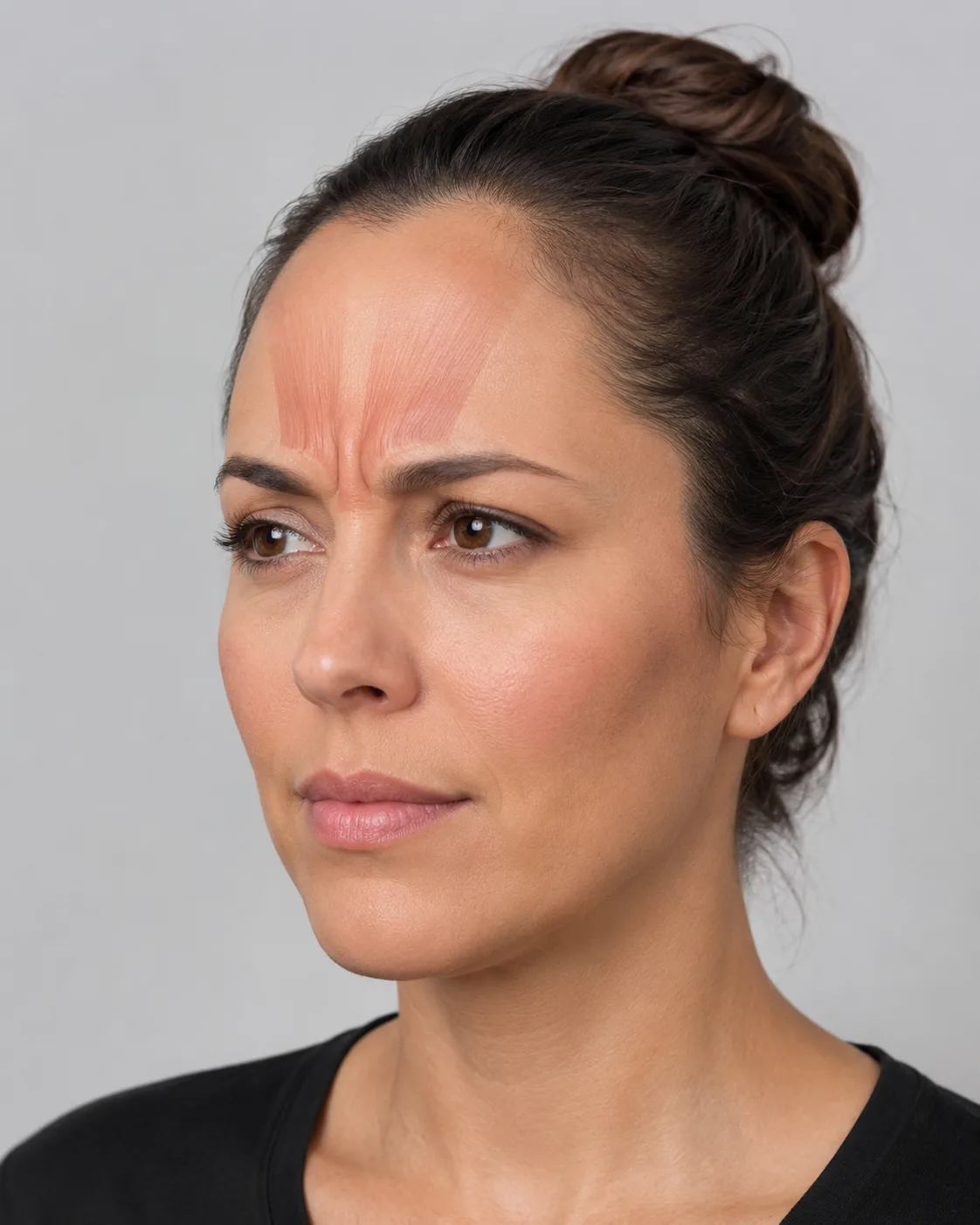 Three quarter wrinkle assessment portrait shown for general information at Core Aesthetics in Oakleigh