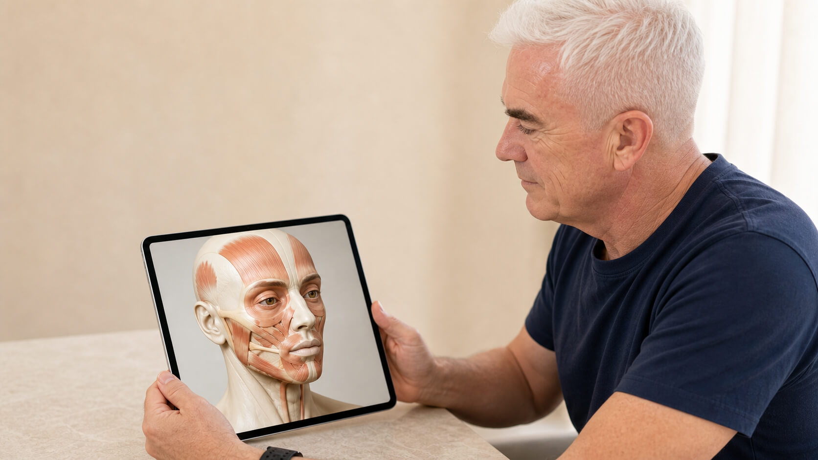 Wrinkle and upper-face consultation assessment as an educational reference at Core Aesthetics in Oakleigh