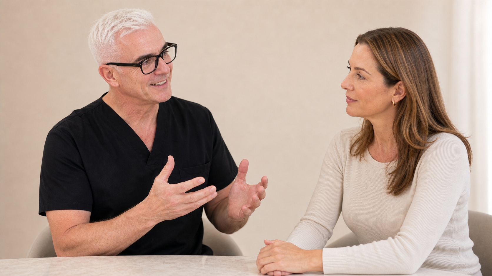 Under-eye consultation assessment for consultation planning at Core Aesthetics in Oakleigh