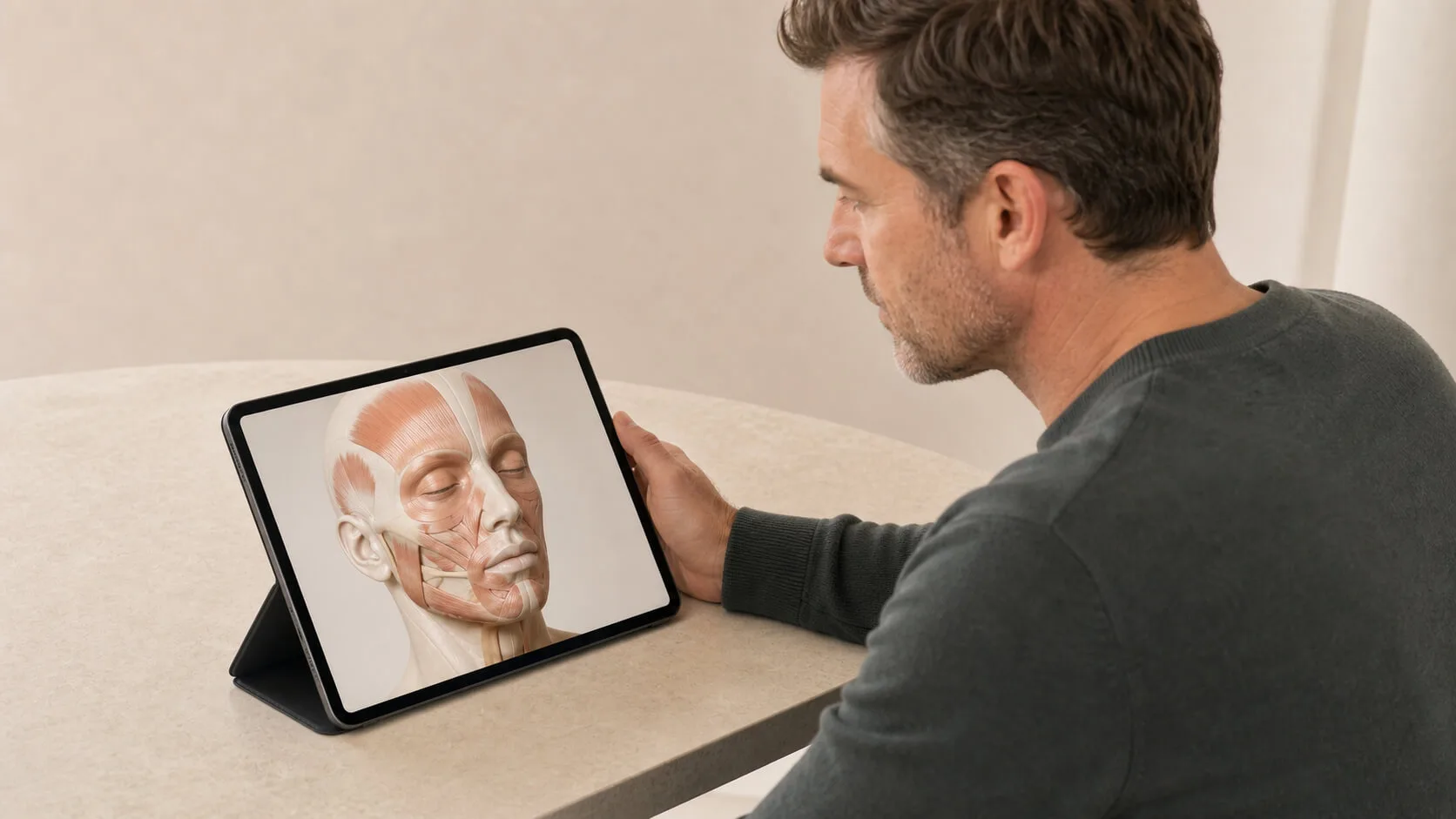 Wrinkle and upper-face consultation assessment as an educational reference at Core Aesthetics in Oakleigh