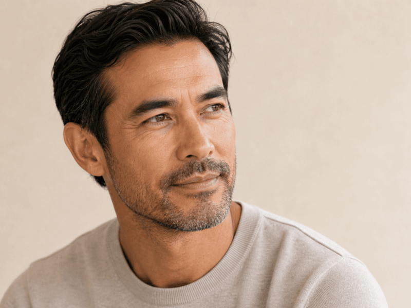 Core Aesthetics core aesthetics img 00027 male upper face brows expression lines subject portrait