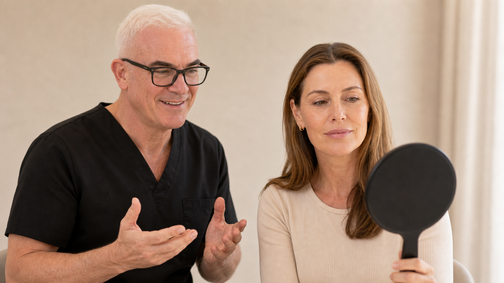 Wrinkle and upper-face consultation assessment for consultation planning at Core Aesthetics in Oakleigh