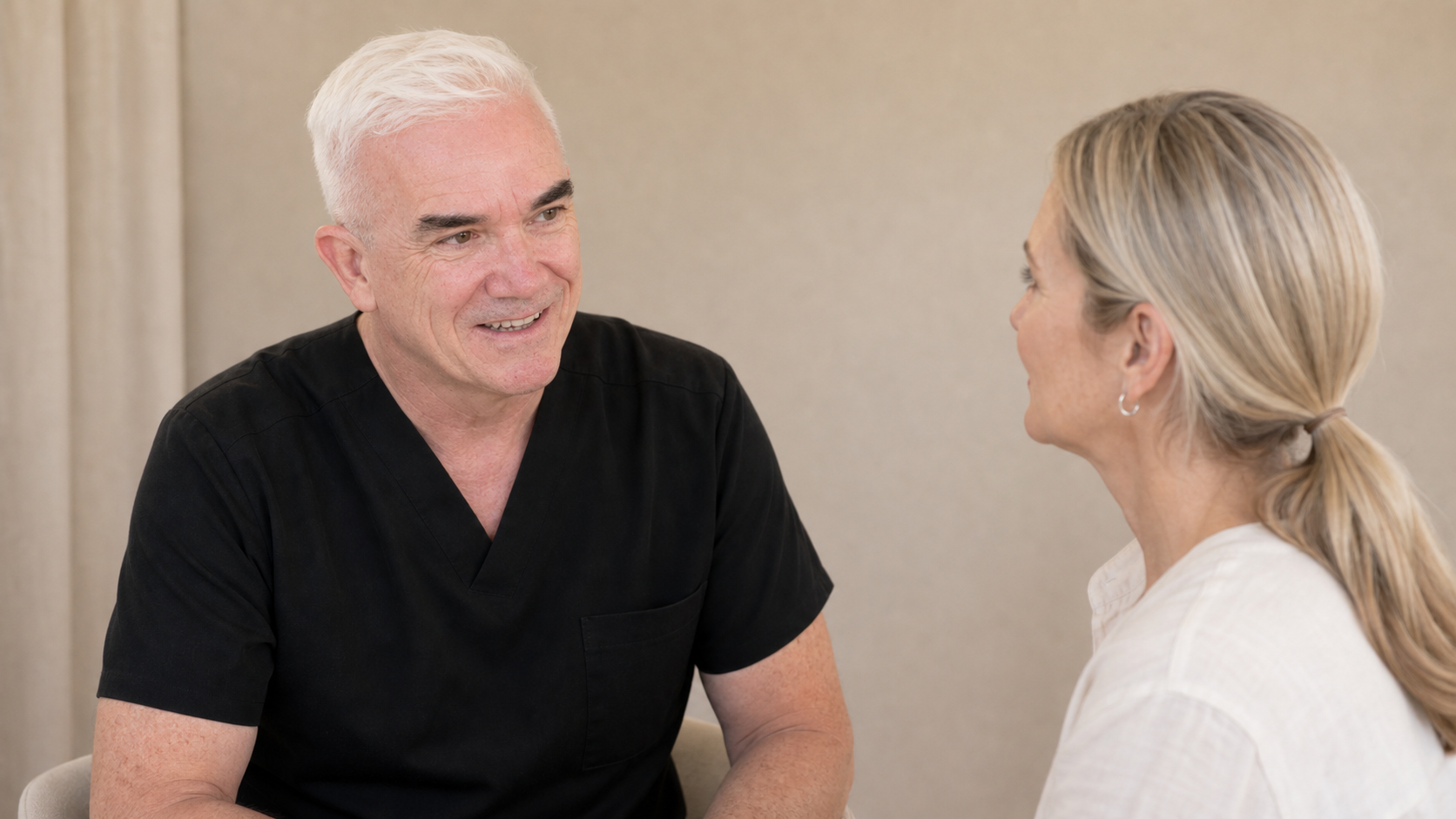 Chin and jawline consultation assessment for consultation planning at Core Aesthetics in Oakleigh