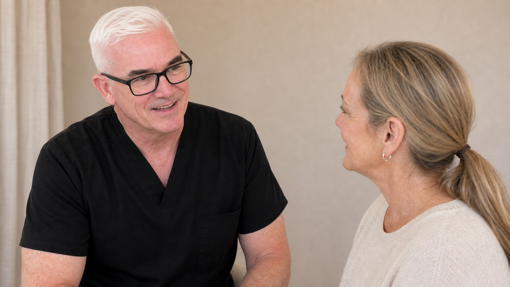 Wrinkle and upper-face consultation assessment for consultation planning at Core Aesthetics in Oakleigh