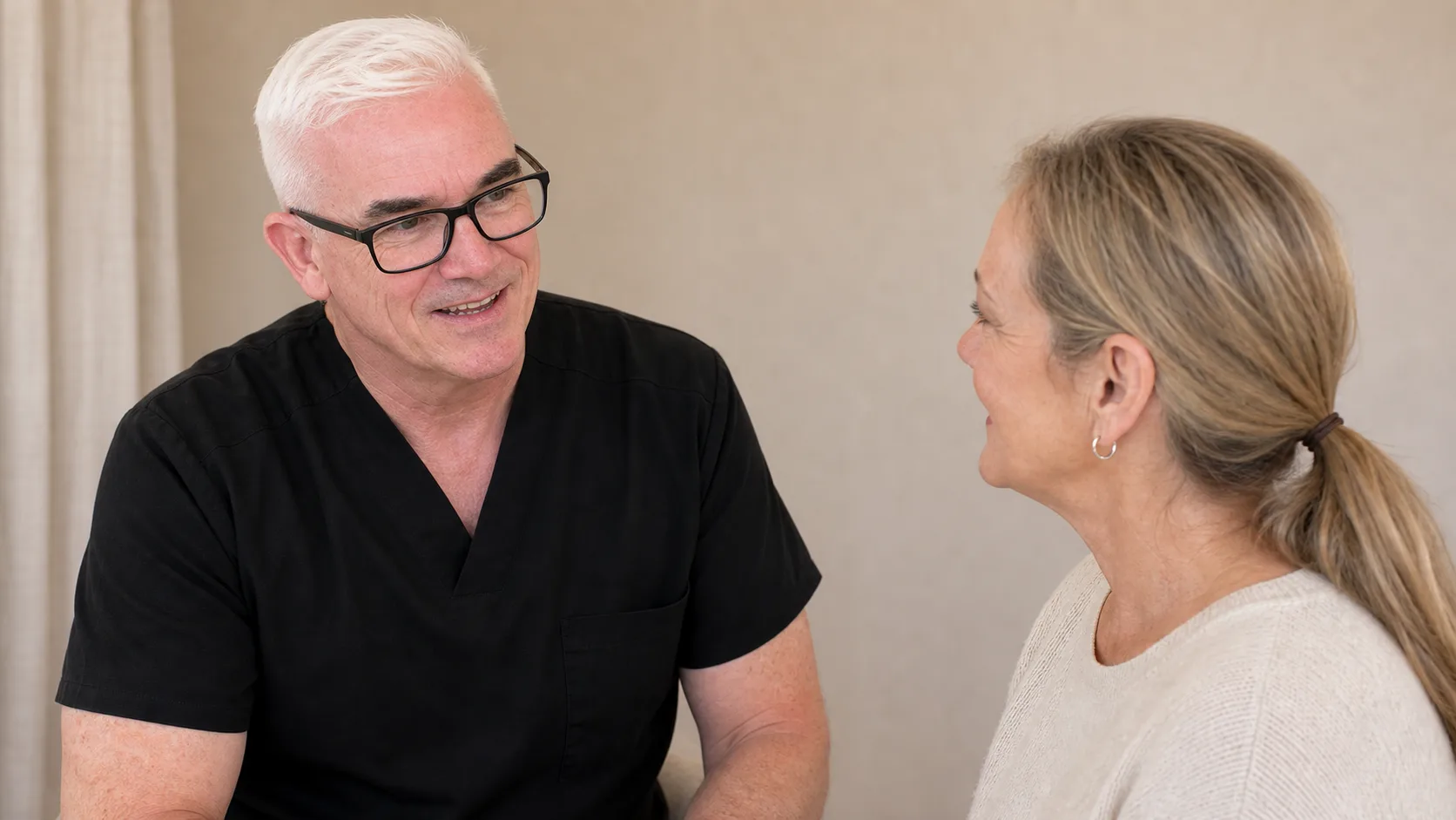 Wrinkle and upper-face consultation assessment for consultation planning at Core Aesthetics in Oakleigh
