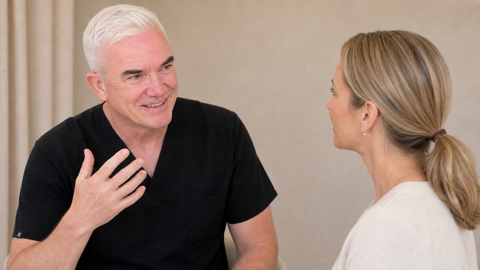 Facial structure consultation assessment for consultation planning at Core Aesthetics in Oakleigh