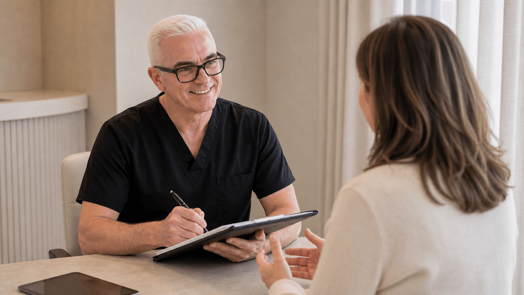 Chin and jawline consultation assessment for consultation planning at Core Aesthetics in Oakleigh