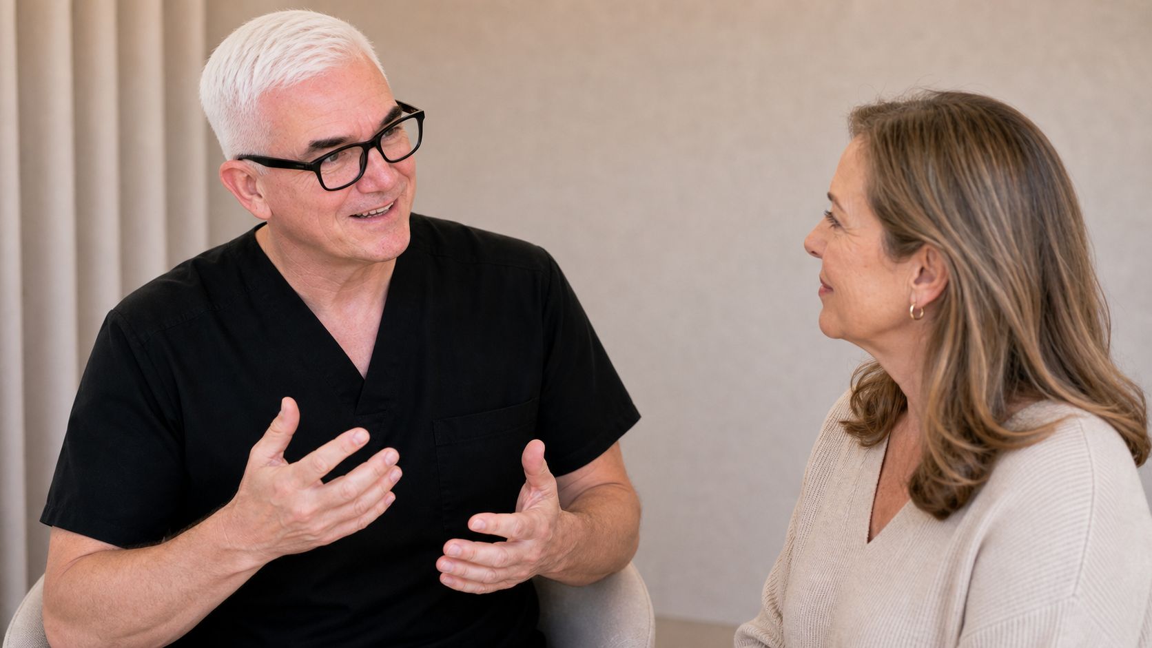 Facial structure consultation assessment for consultation planning at Core Aesthetics in Oakleigh