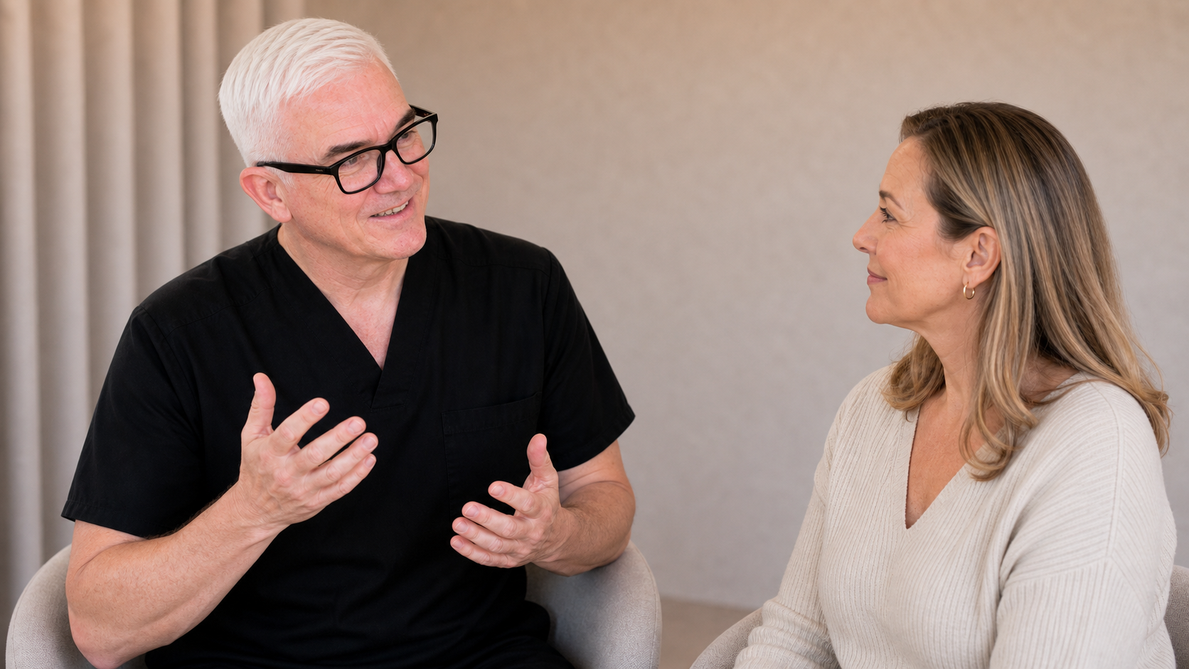 Wrinkle and upper-face consultation assessment for consultation planning at Core Aesthetics in Oakleigh