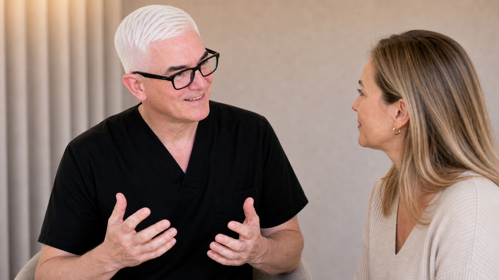 Chin and jawline consultation assessment for consultation planning at Core Aesthetics in Oakleigh
