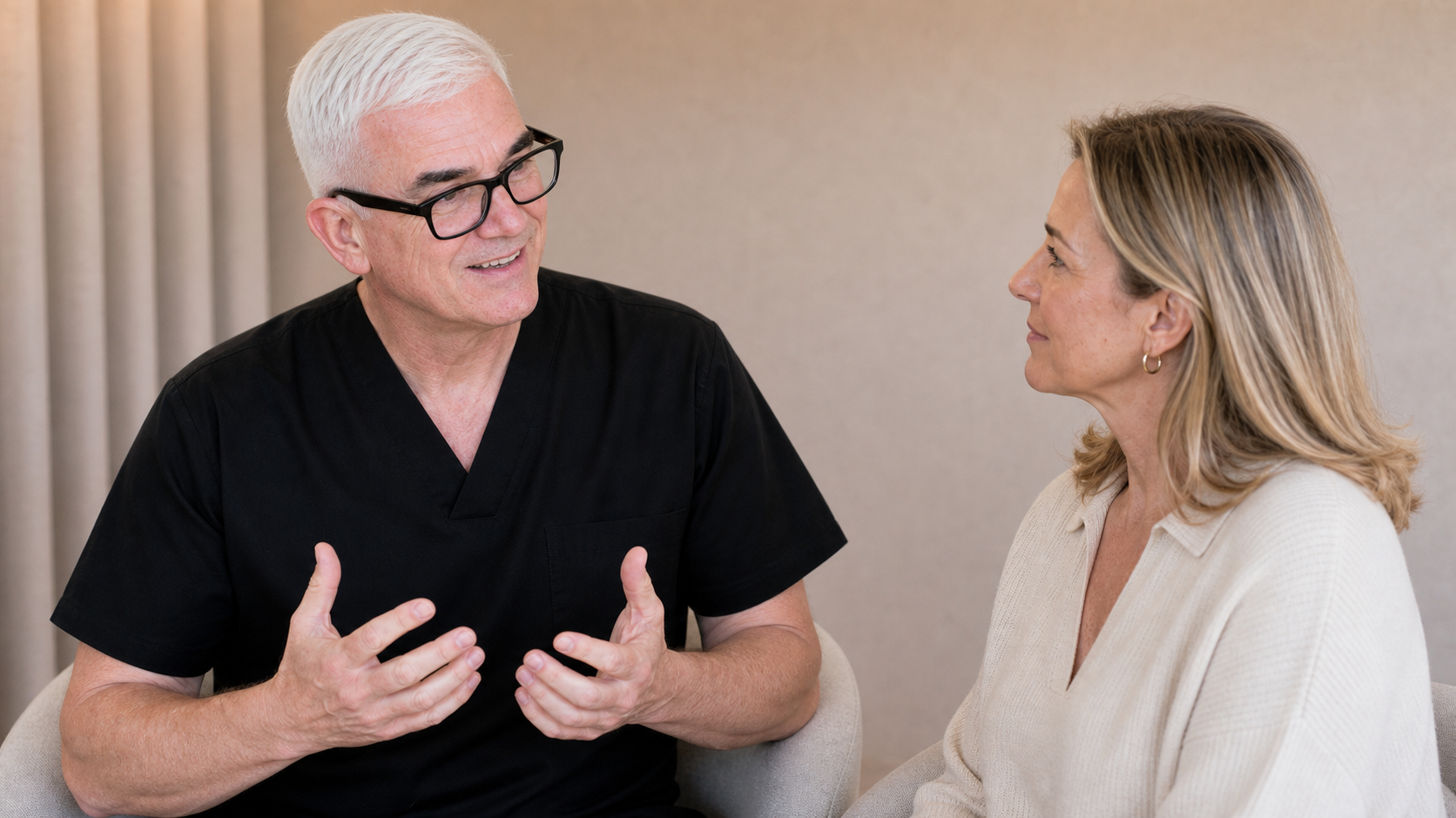 Facial structure consultation assessment for consultation planning at Core Aesthetics in Oakleigh
