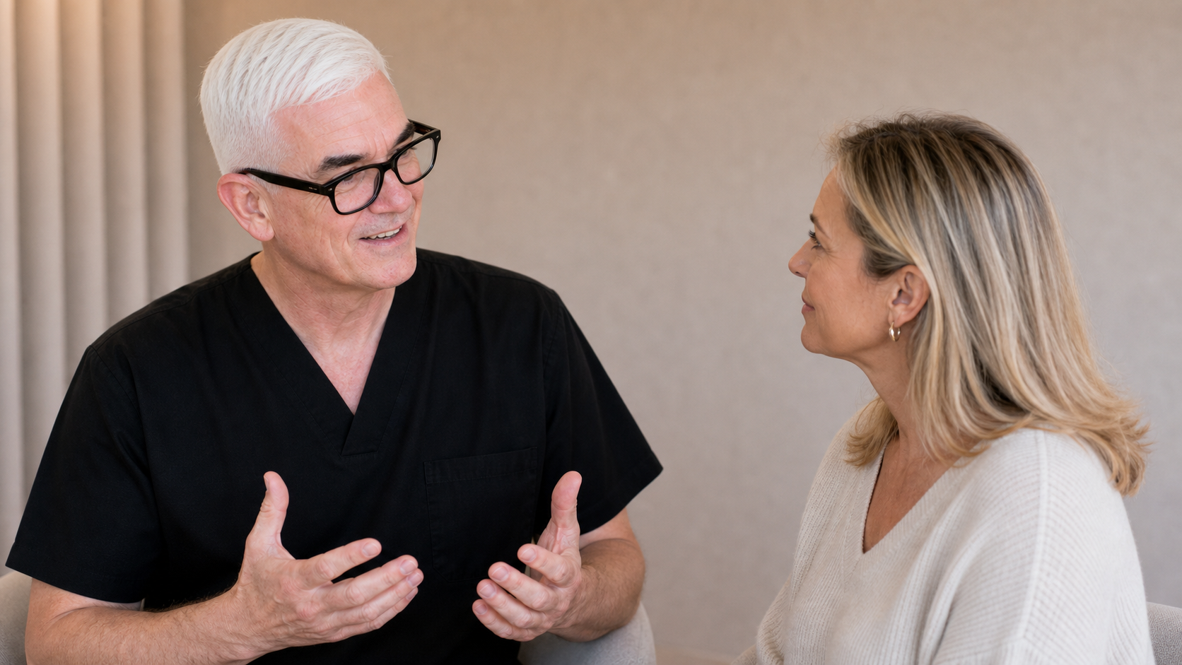Facial structure consultation assessment for consultation planning at Core Aesthetics in Oakleigh
