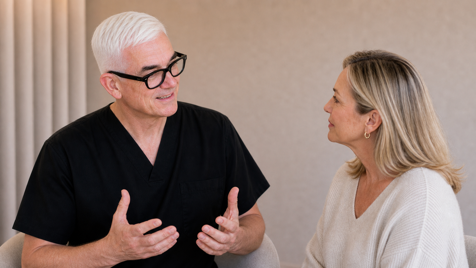Facial structure consultation assessment for consultation planning at Core Aesthetics in Oakleigh