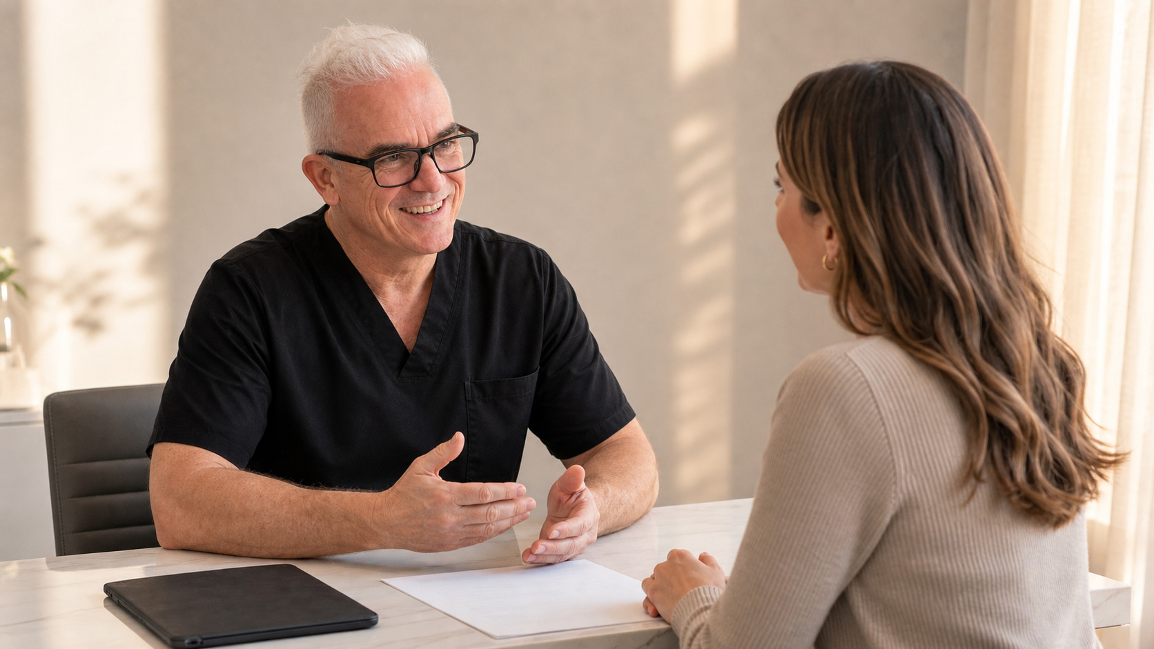 Aftercare and review consultation context for review and planning discussion at Core Aesthetics, serving the Coburg area