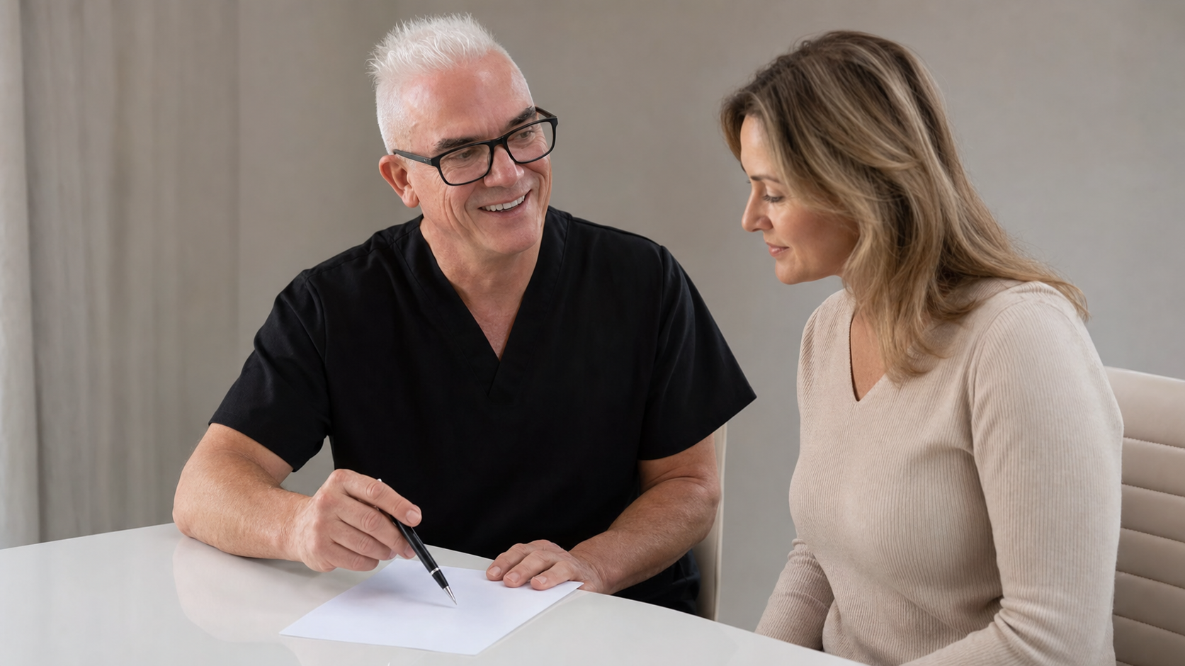Aftercare and review consultation context for review and planning discussion at Core Aesthetics, serving the Collingwood area