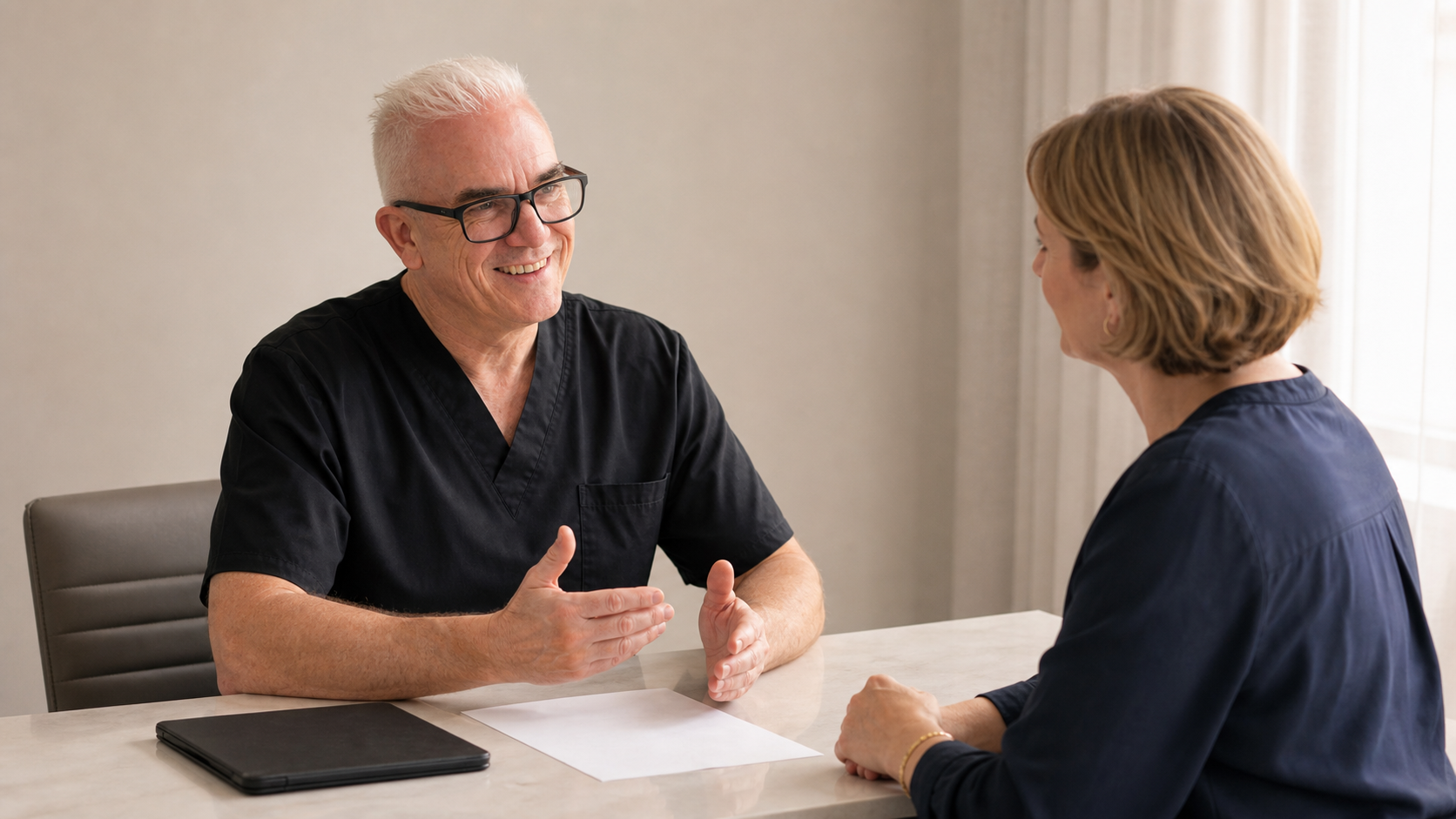 Aftercare and review consultation context for review and planning discussion at Core Aesthetics in Oakleigh