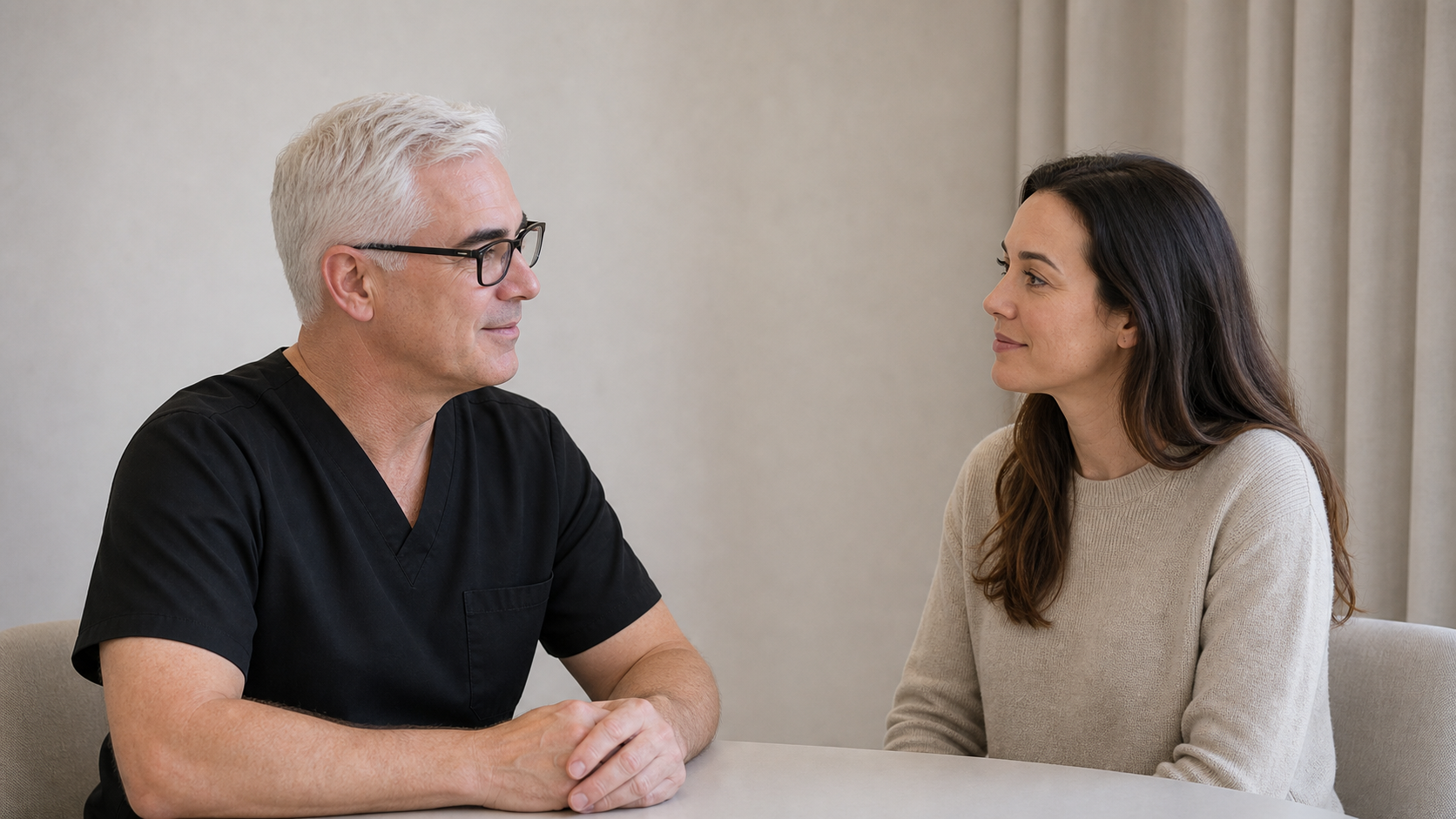 Under-eye consultation assessment for consultation planning at Core Aesthetics in Oakleigh