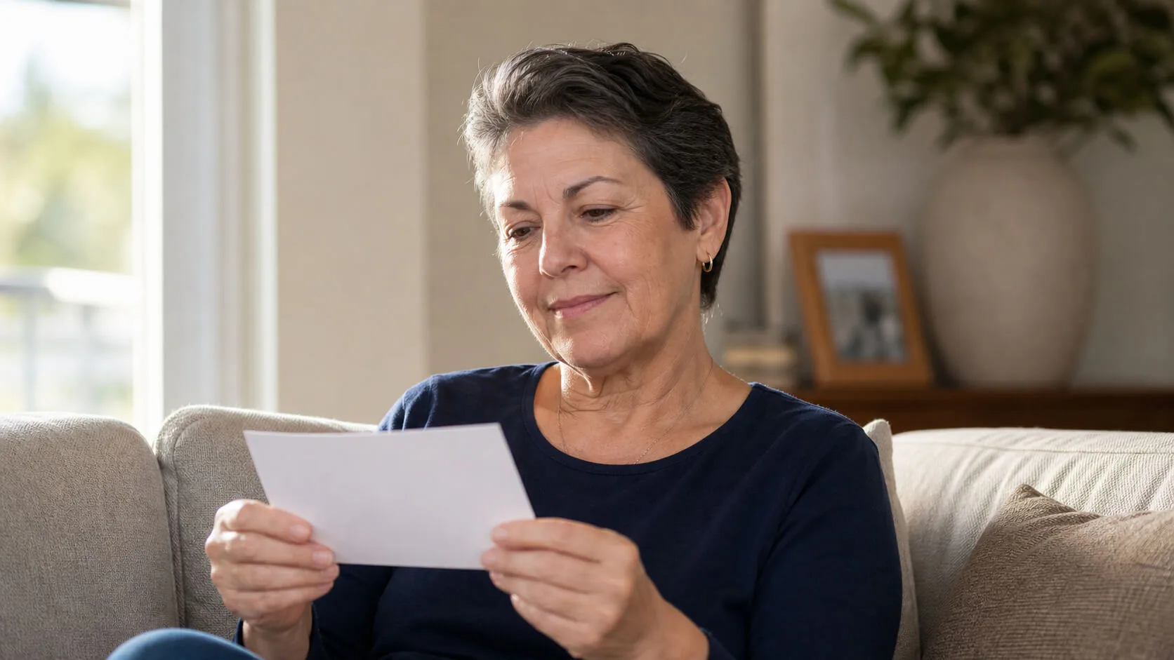 Adult patient discussing aftercare changes with a practitioner during a review