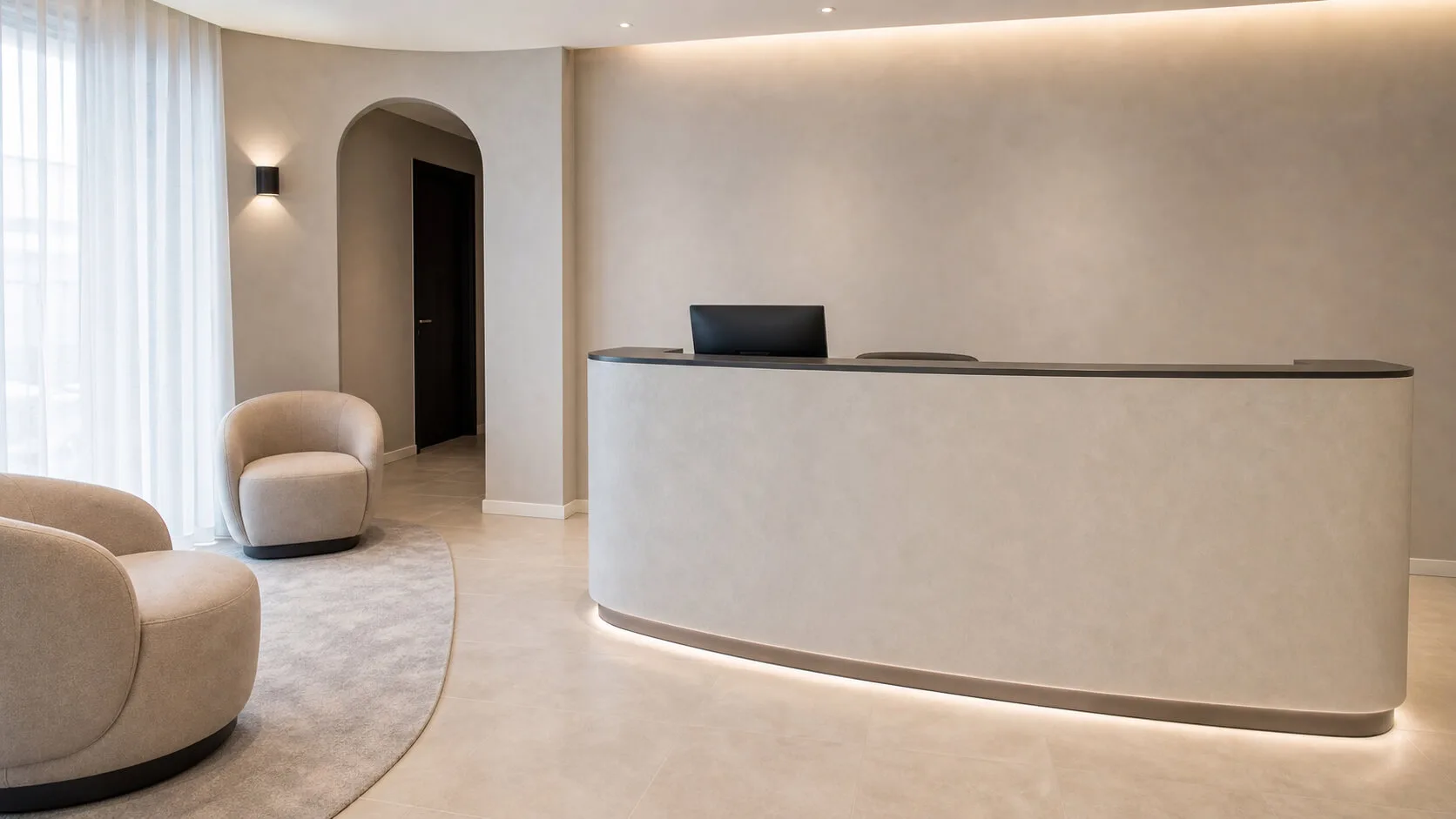 Men's aesthetic consultation context with Oakleigh clinic room context at Core Aesthetics in Oakleigh