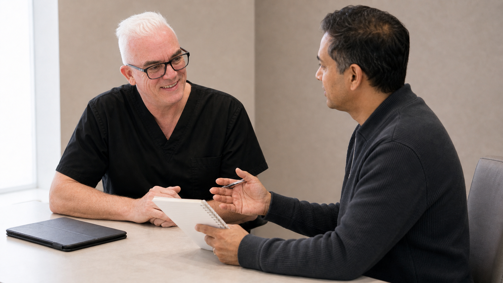 Chin and jawline consultation assessment for consultation planning at Core Aesthetics in Oakleigh