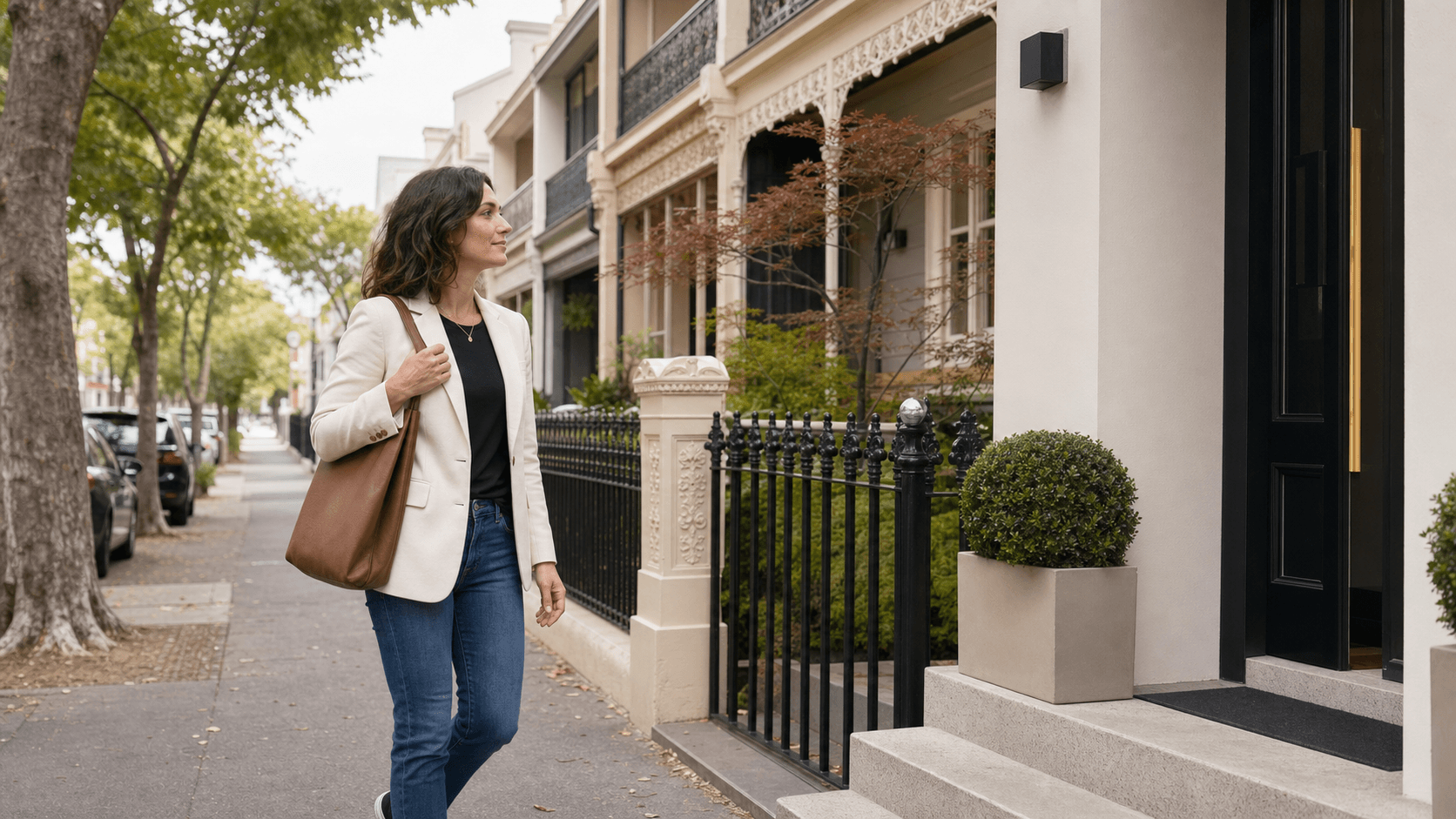 Prahran residential street context for review planning and return access