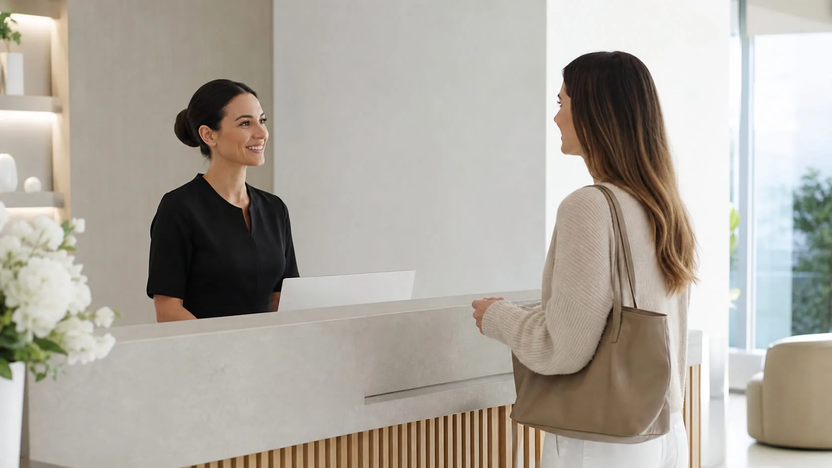 Aftercare and review consultation context with Oakleigh clinic room context at Core Aesthetics in Oakleigh