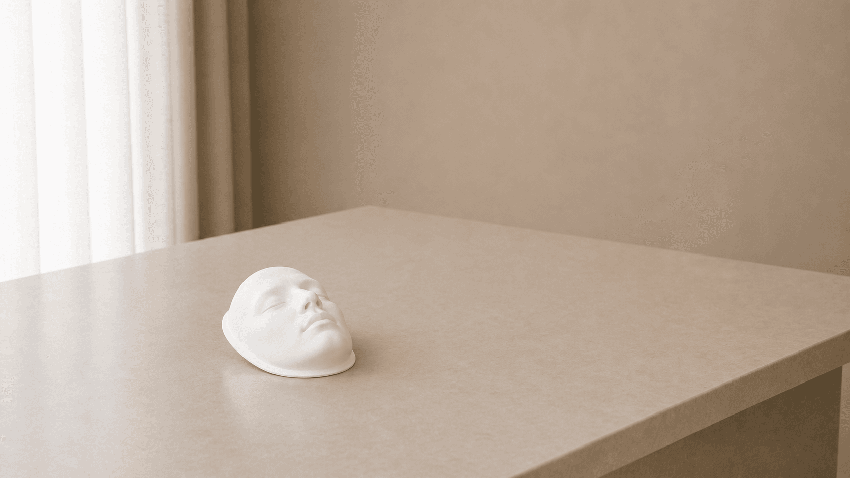 Adult man and practitioner discussing a facial assessment in a consultation setting