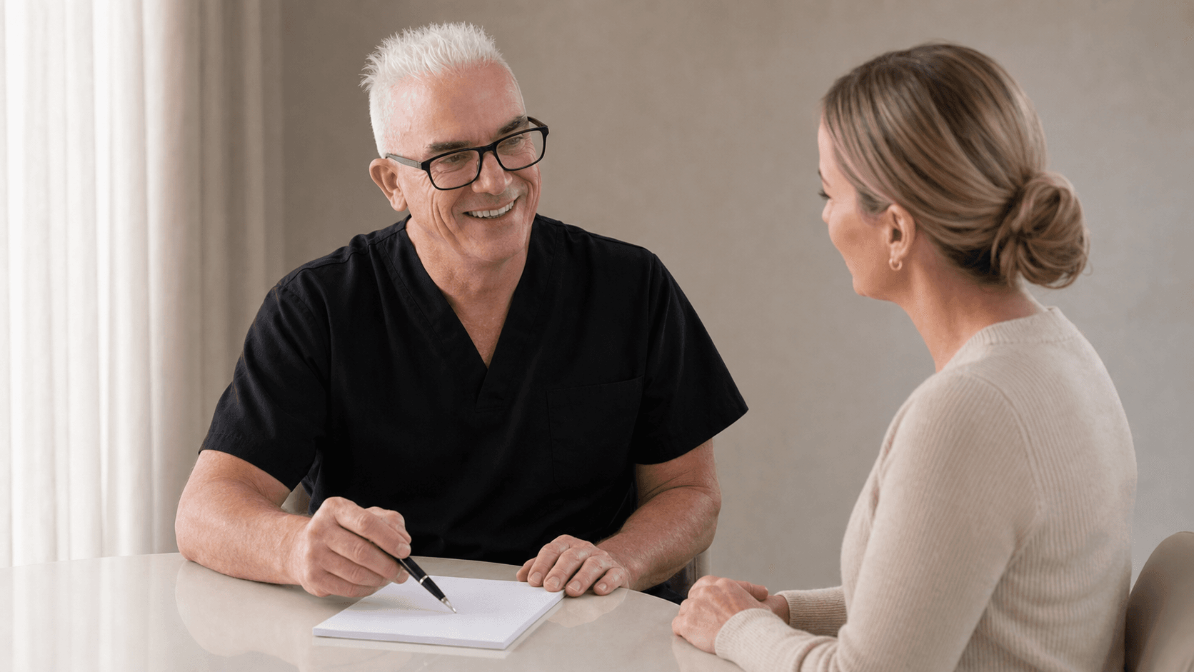 Aftercare and review consultation context for review and planning discussion at Core Aesthetics, serving the Eaglemont area