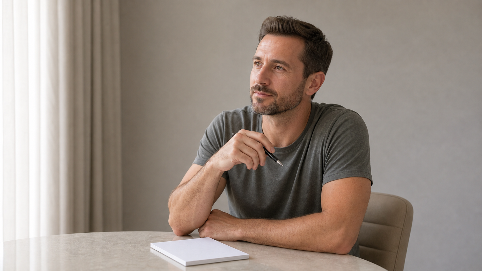 Adult patient having an unhurried planning conversation with Corey Anderson RN