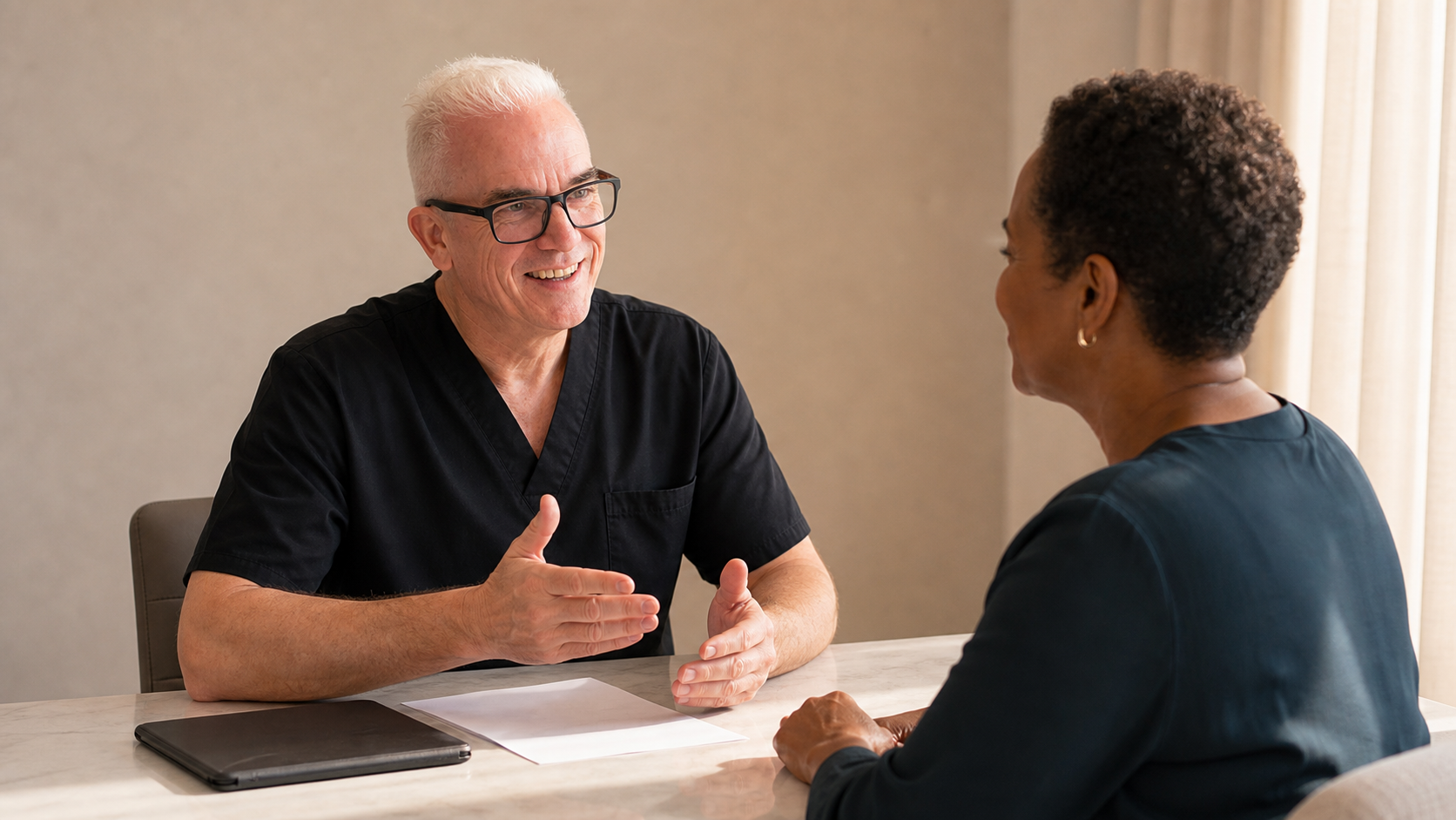 Aftercare and review consultation context for review and planning discussion at Core Aesthetics in Oakleigh