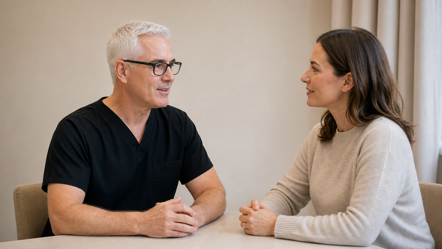 Under-eye consultation assessment for consultation planning at Core Aesthetics in Oakleigh