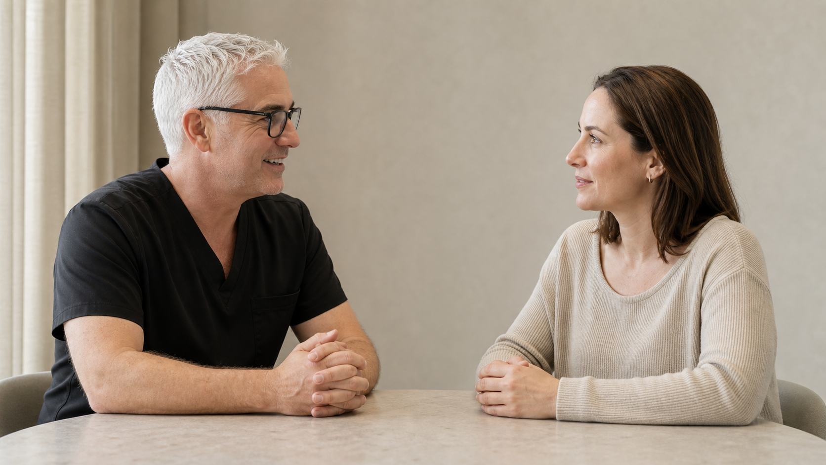Under-eye consultation assessment for consultation planning at Core Aesthetics in Oakleigh