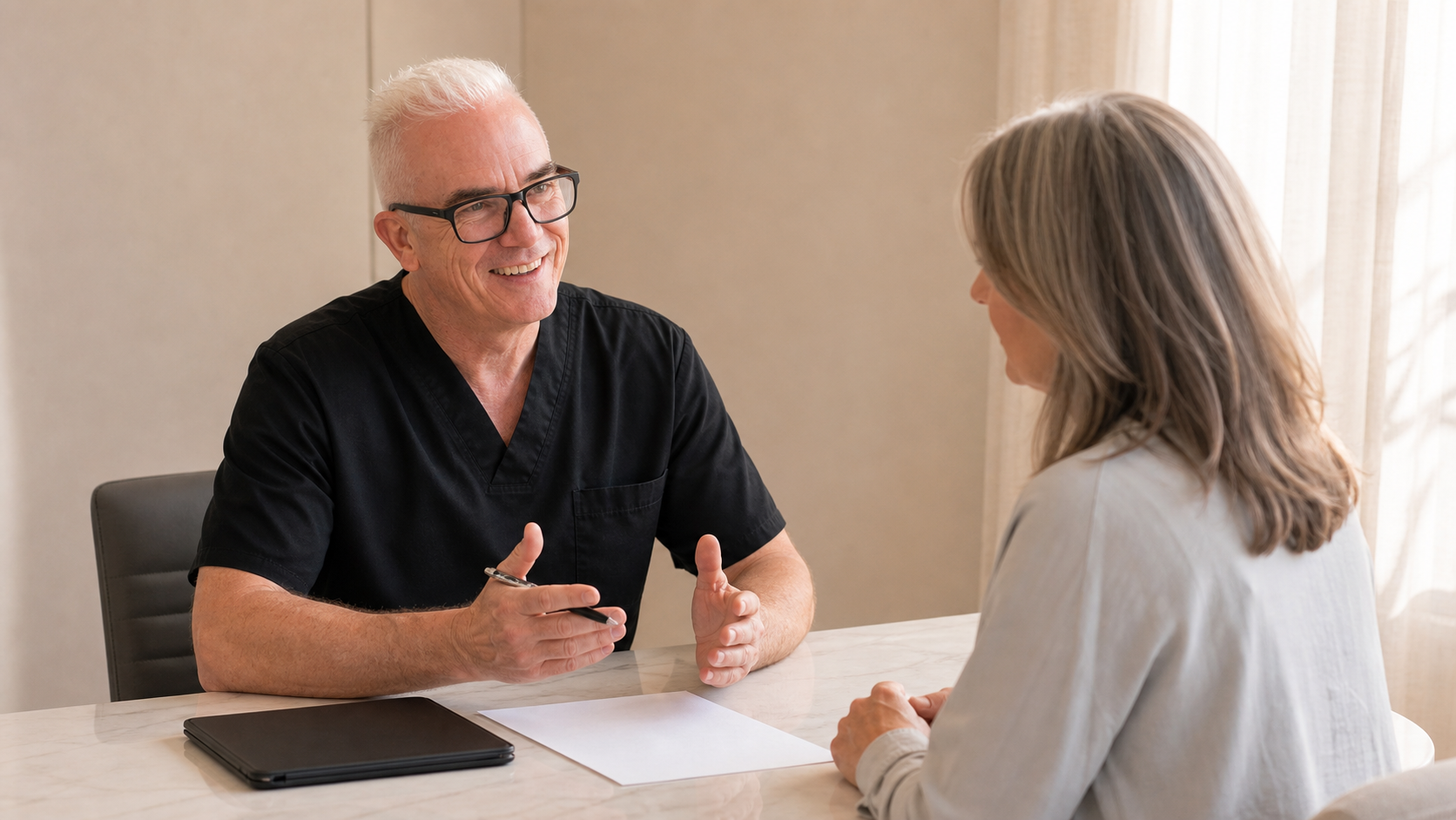 Aftercare and review consultation context for review and planning discussion at Core Aesthetics in Oakleigh
