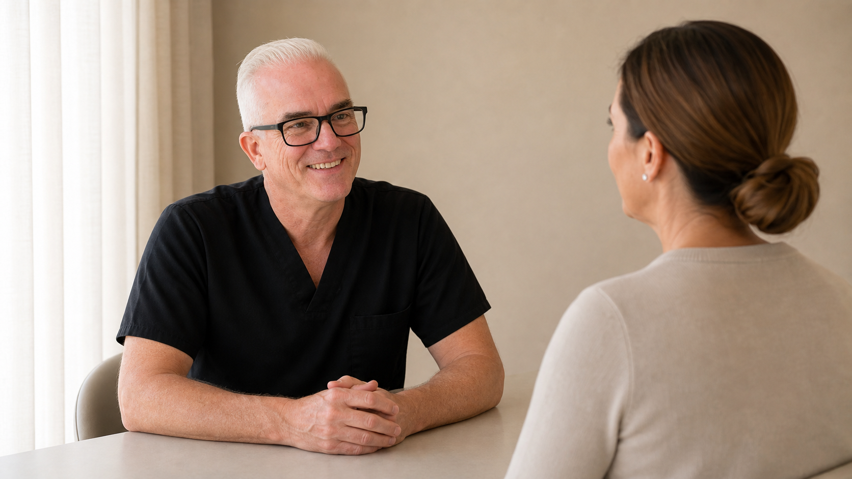Facial structure consultation assessment for consultation planning at Core Aesthetics in Oakleigh