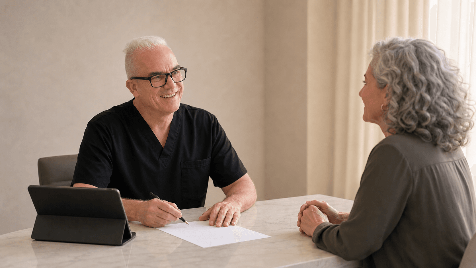 Aftercare and review consultation context for review and planning discussion at Core Aesthetics in Oakleigh