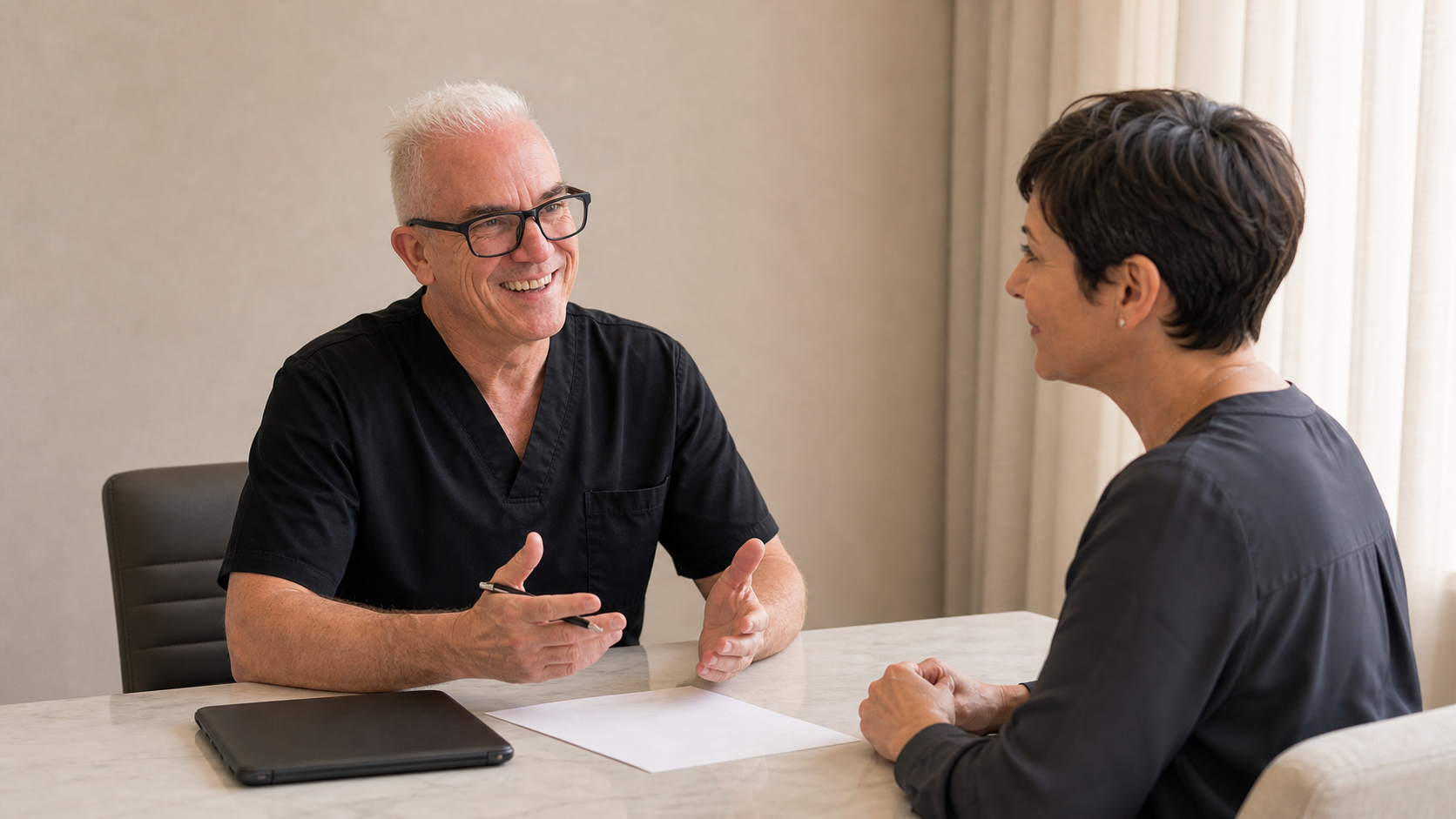 Calm review and planning discussion at Core Aesthetics in Oakleigh