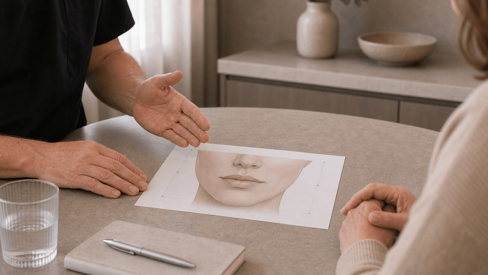 Lip and lower face consultation assessment for adults planning a visit from Dingley Village