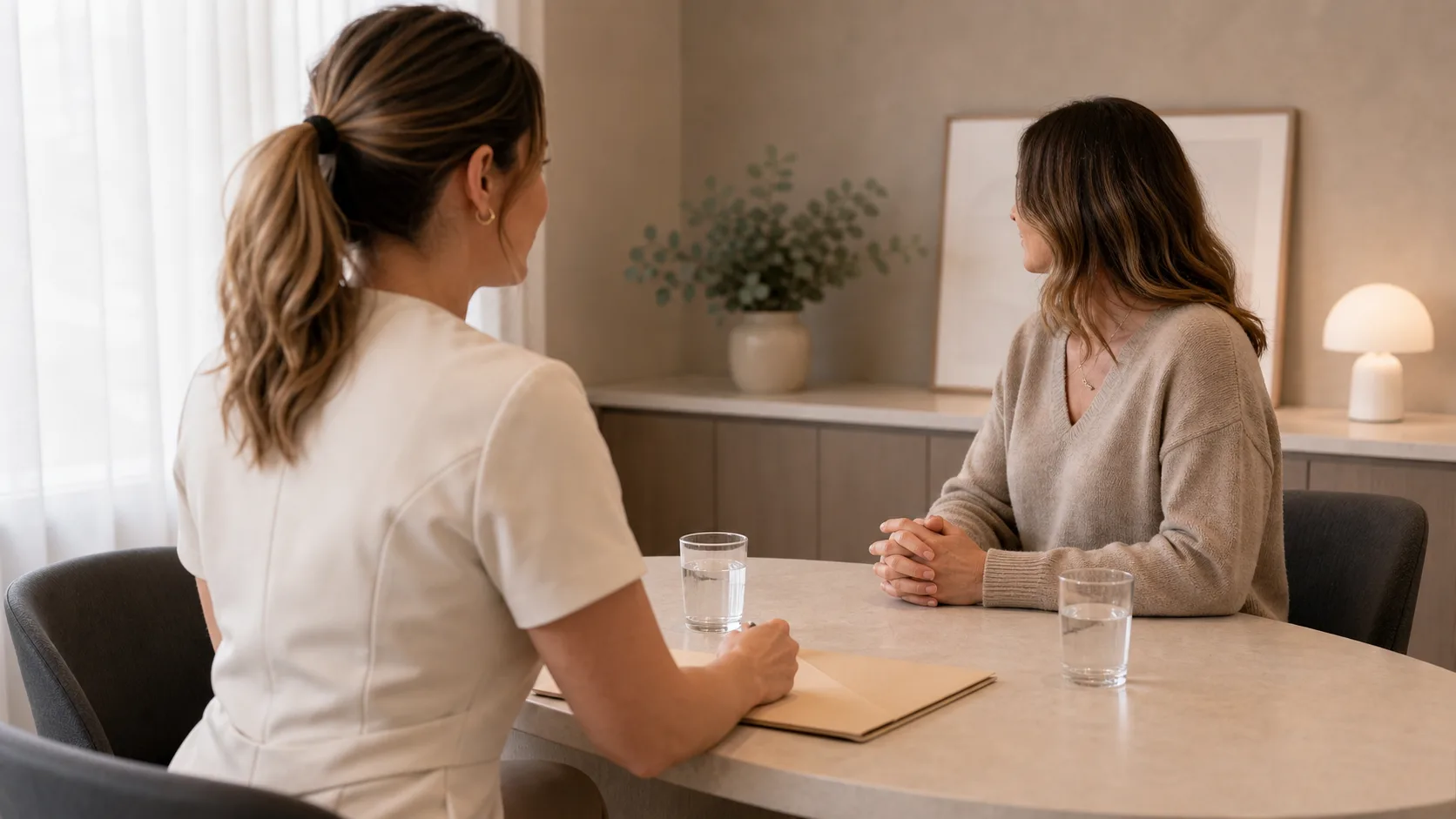 Lip and perioral consultation assessment for consultation planning at Core Aesthetics in Oakleigh