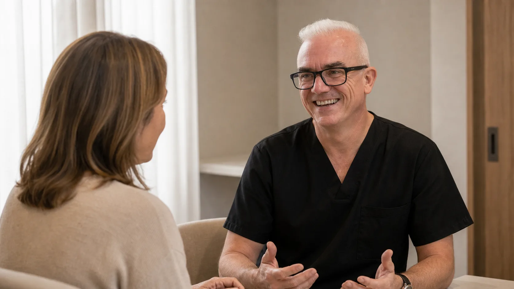 Wrinkle and upper-face consultation assessment for consultation planning at Core Aesthetics in Oakleigh