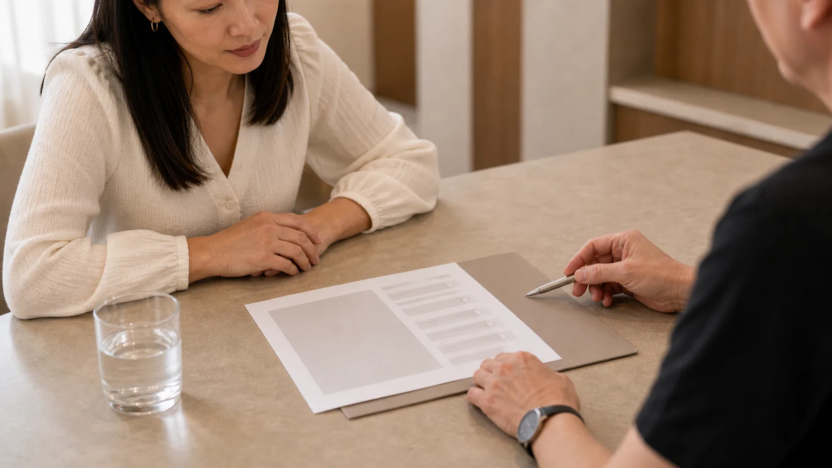 Wrinkle and upper-face consultation assessment for consultation planning at Core Aesthetics in Oakleigh