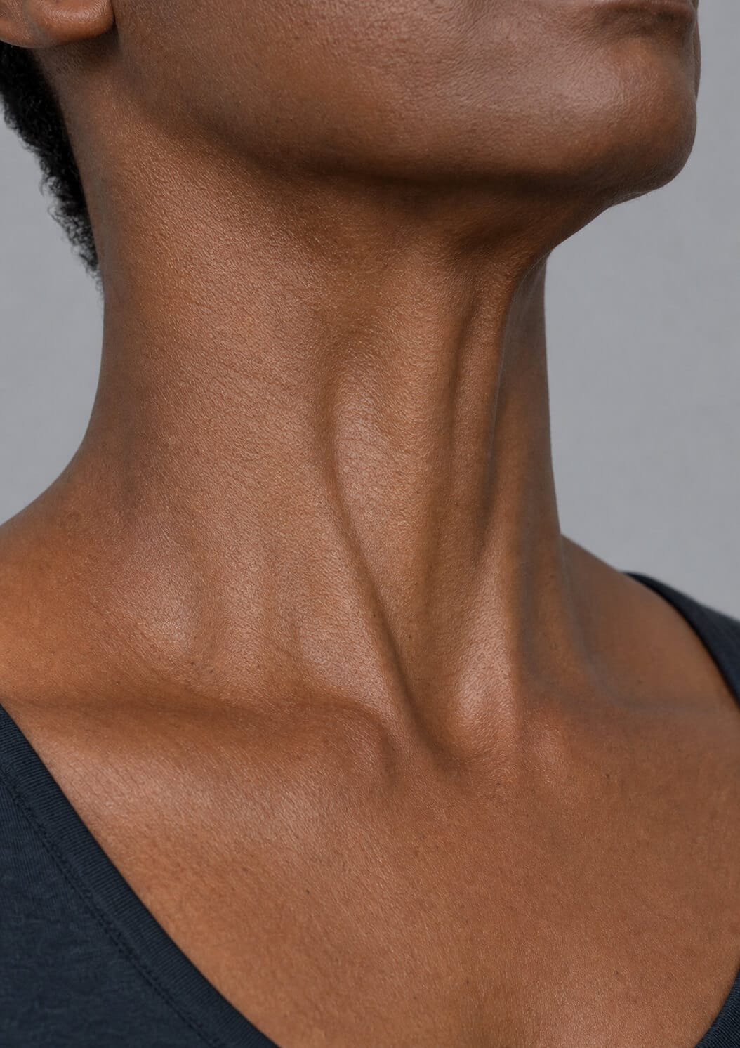 Adult patient portrait used to support a discussion of jaw and lower-face proportions before consultation